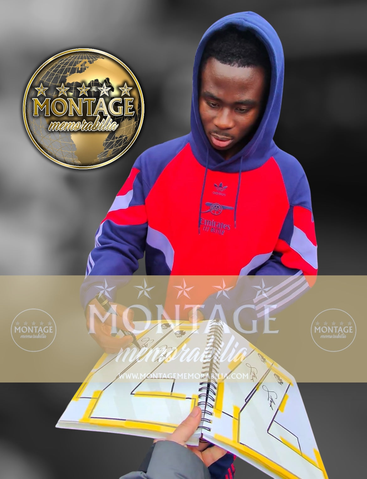 BUKAYO SAKA SIGNED ARSENAL FC 2025/26 HOME SHIRT (ACG CERT AG17296)