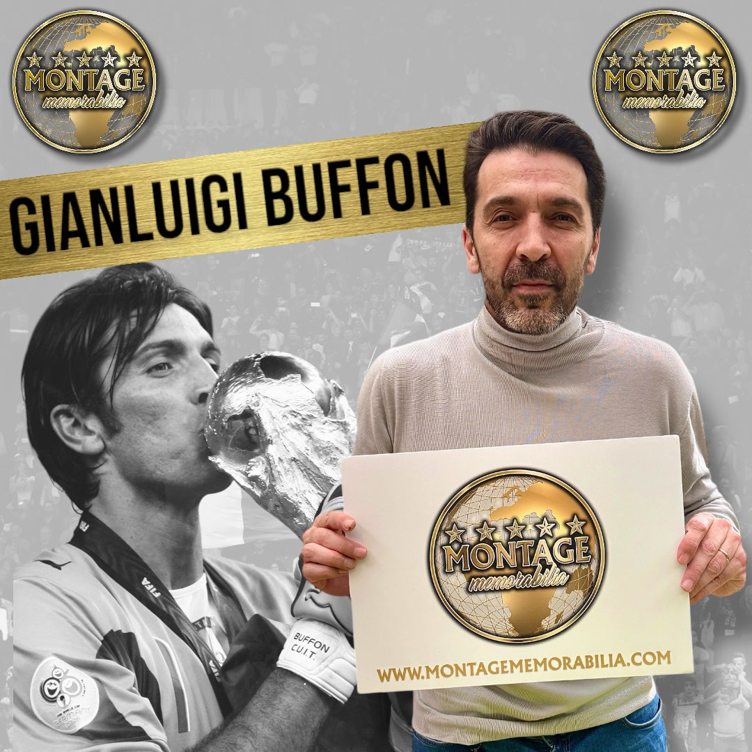 GIANLUIGI BUFFON SIGNED PUMA WHITE GOALKEEPER GLOVE R (AFTAL AUTHENTICATED)