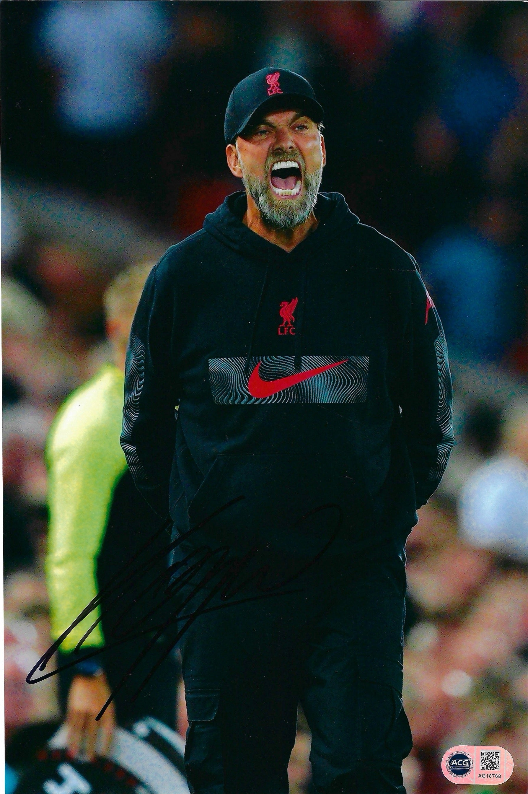 JURGEN KLOPP SIGNED 12x8 LIVERPOOL FC PHOTO (ACG CERT AG18768)