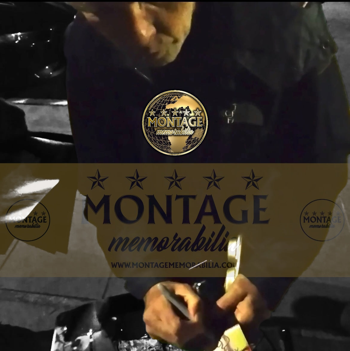 IAN BROWN SIGNED 16x12 STONE ROSES PHOTOGRAPH (AFTAL COA) 18