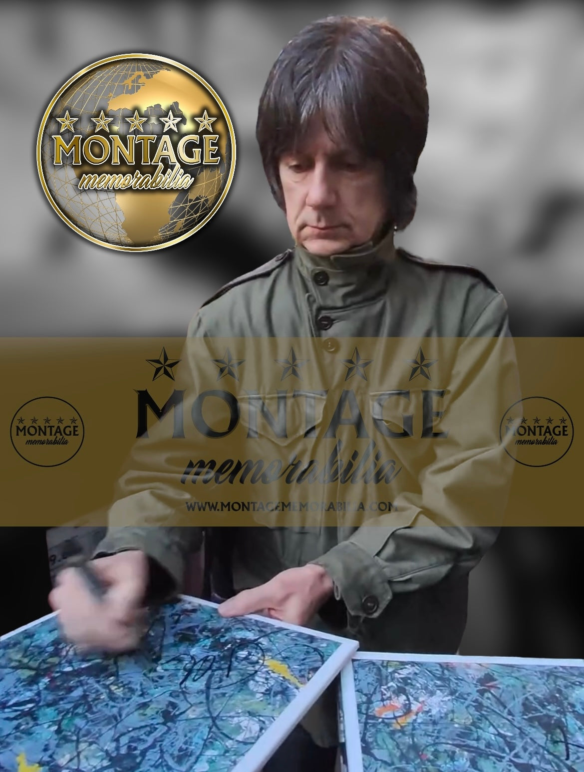 IAN BROWN & JOHN SQUIRE SIGNED THE VERY BEST OF THE STONE ROSES 12” VINYL 2 (AFTAL COA)