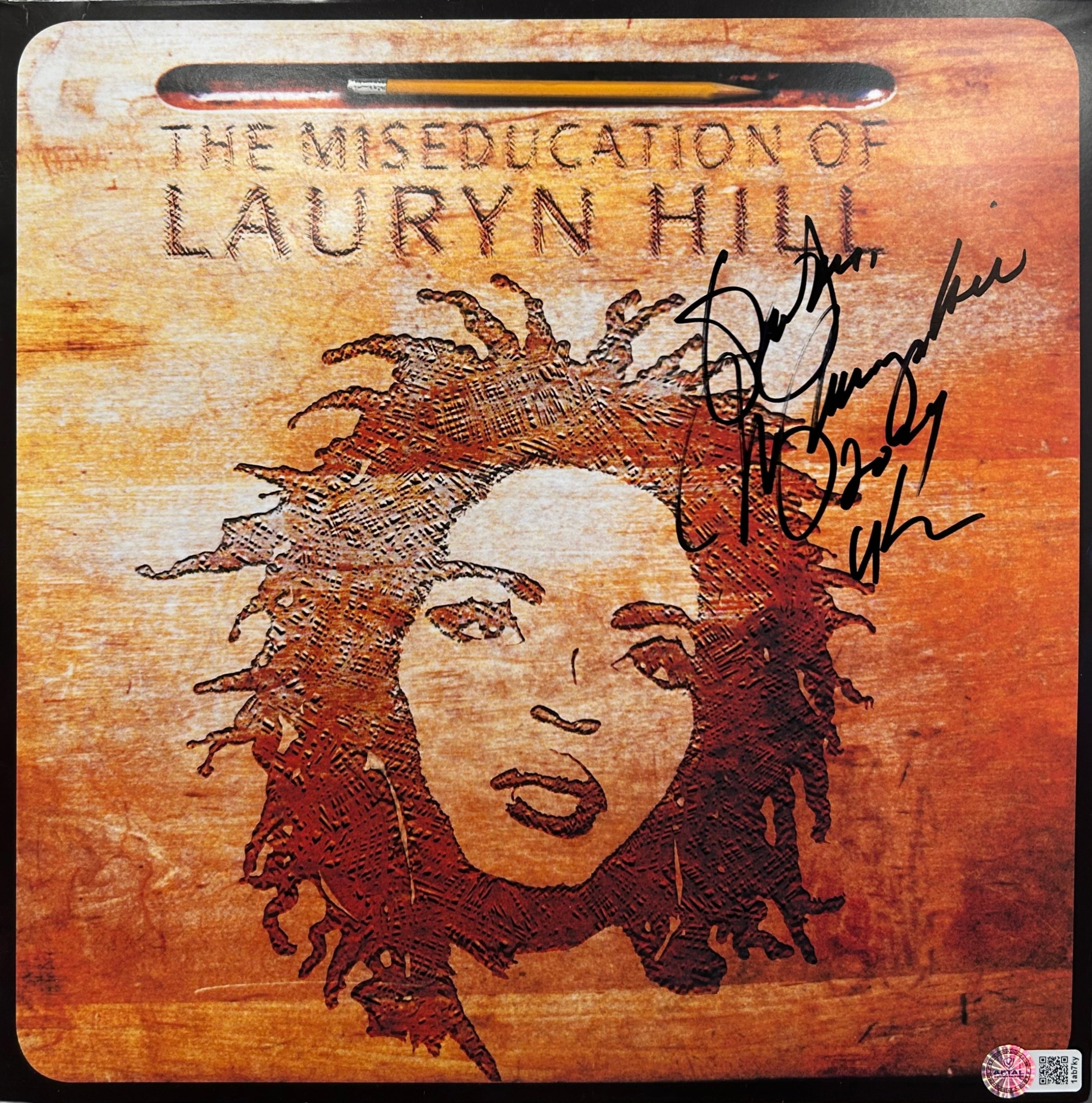 LAURYN HILL SIGNED THE MISEDUCATION OF LAURYN HILL VINYL (AFTAL AUTHENTICATED)