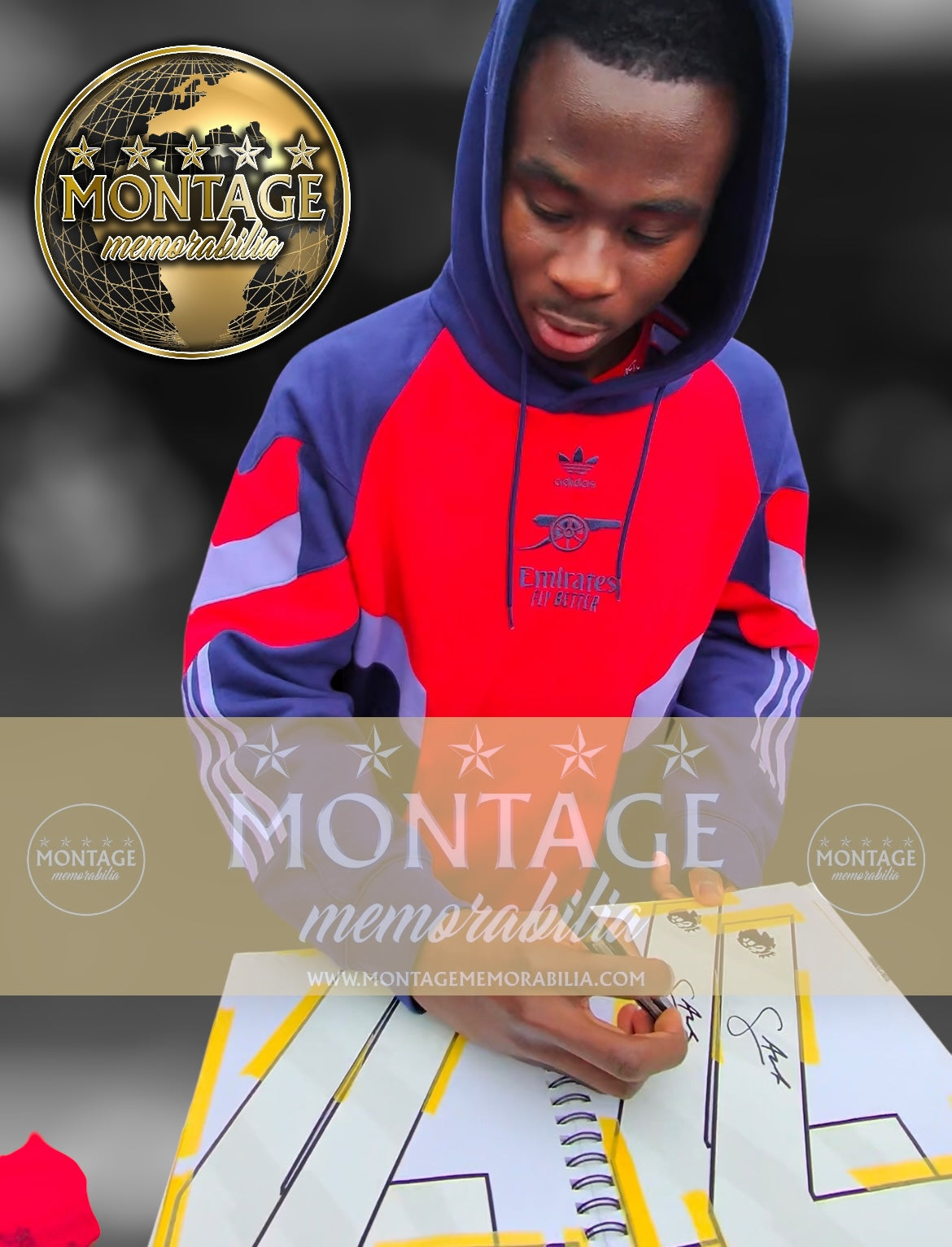 BUKAYO SAKA SIGNED ARSENAL FC 2025/26 HOME SHIRT (ACG CERT AG17296)