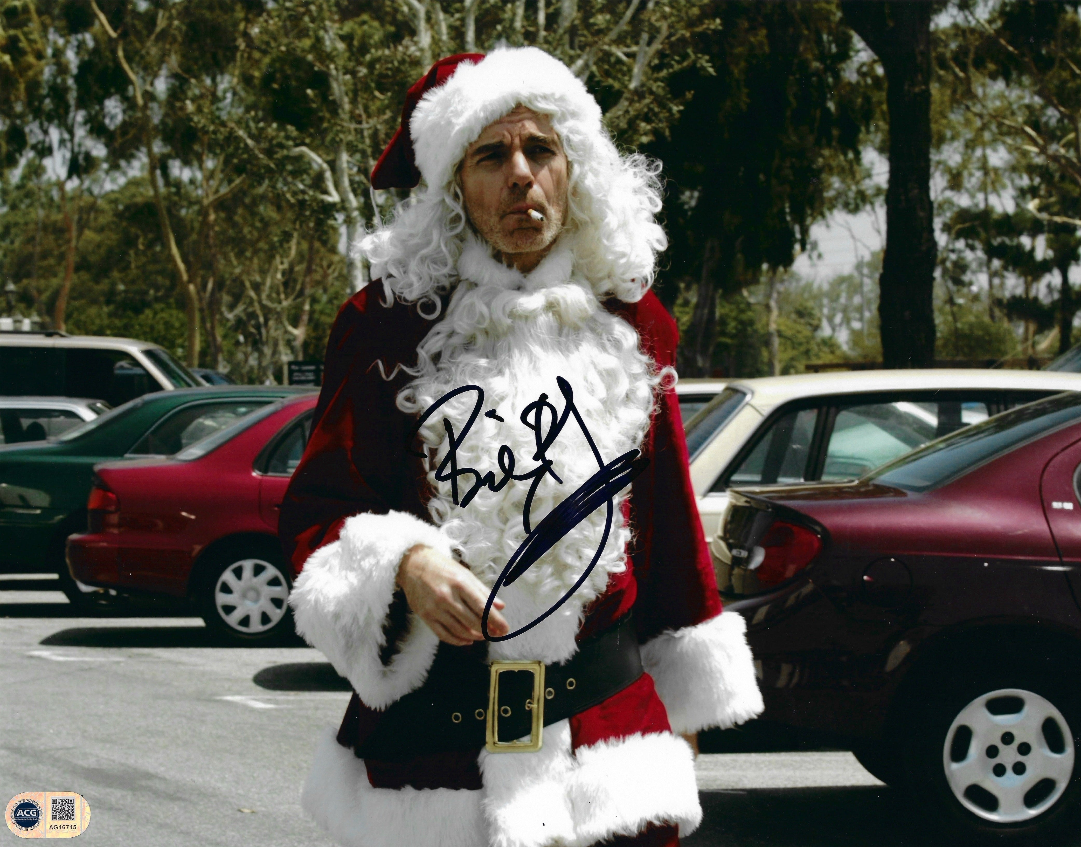 BILLY BOB THORNTON SIGNED BAD SANTA 14x11 PHOTO (ACG CERT AG16715)