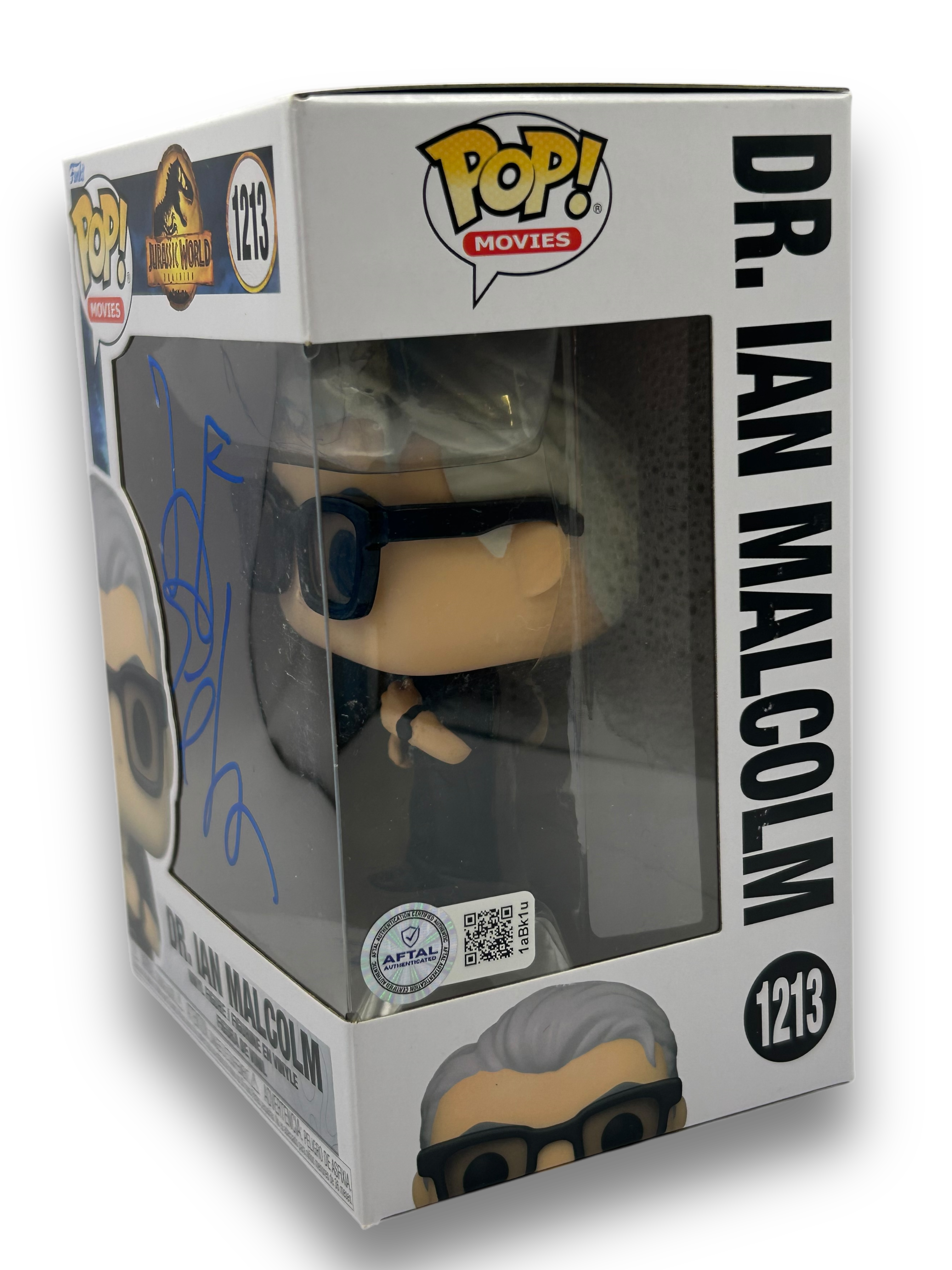 JEFF GOLDBLUM SIGNED DR. IAN MALCOLM #1213 FUNKO POP! (AFTAL AUTHENTICATED) 2
