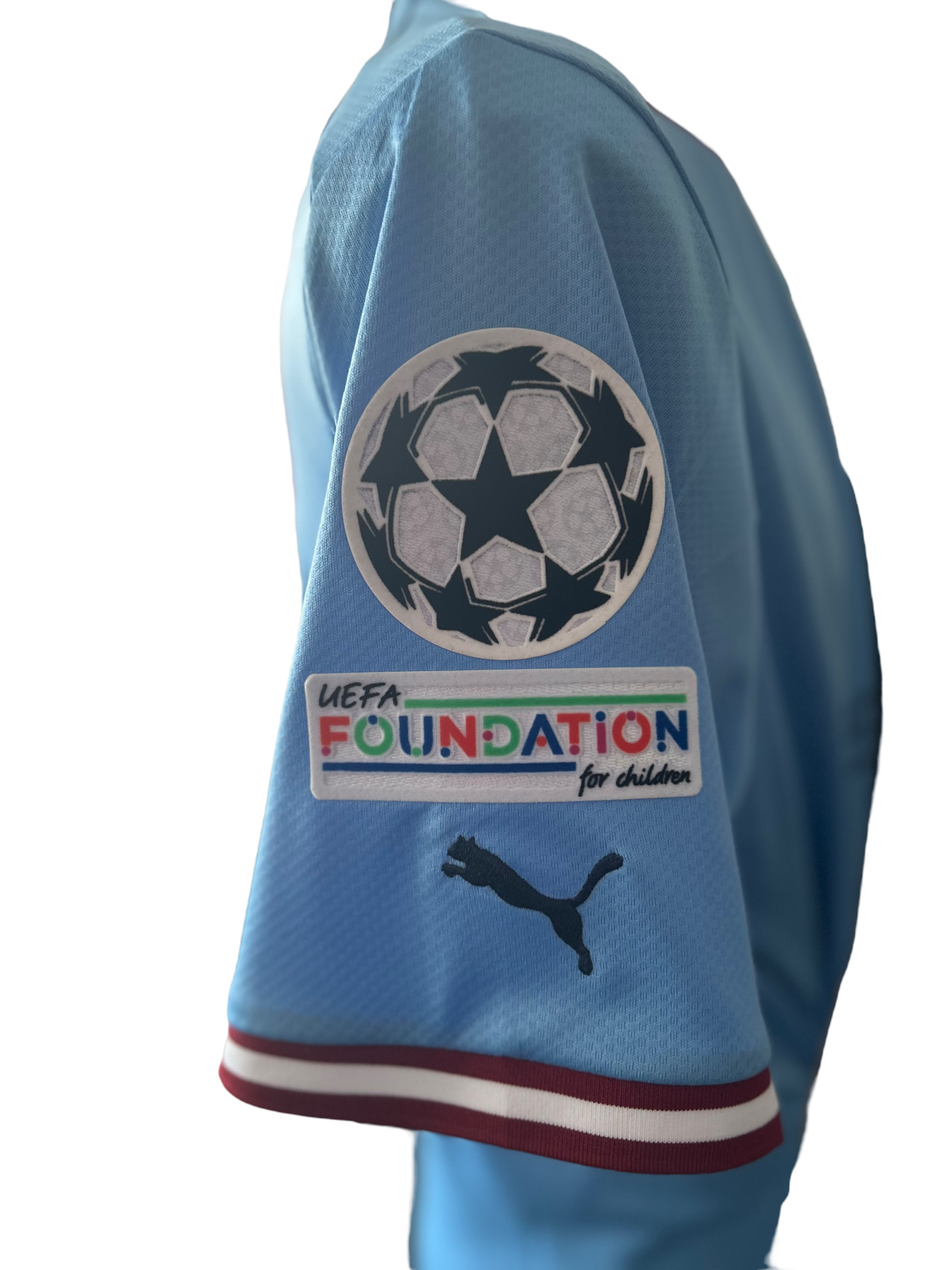 ILKAY GUNDOGAN SIGNED MAN CITY 22/23 UCL FINAL WINNERS SHIRT (ACG CERT AG17237)