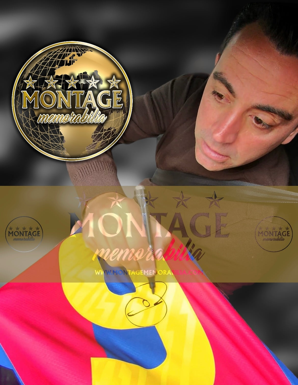 XAVI HERNANDEZ SIGNED FC BARCELONA 2010/11 UCL HOME SHIRT (ACG CERT AG17259)