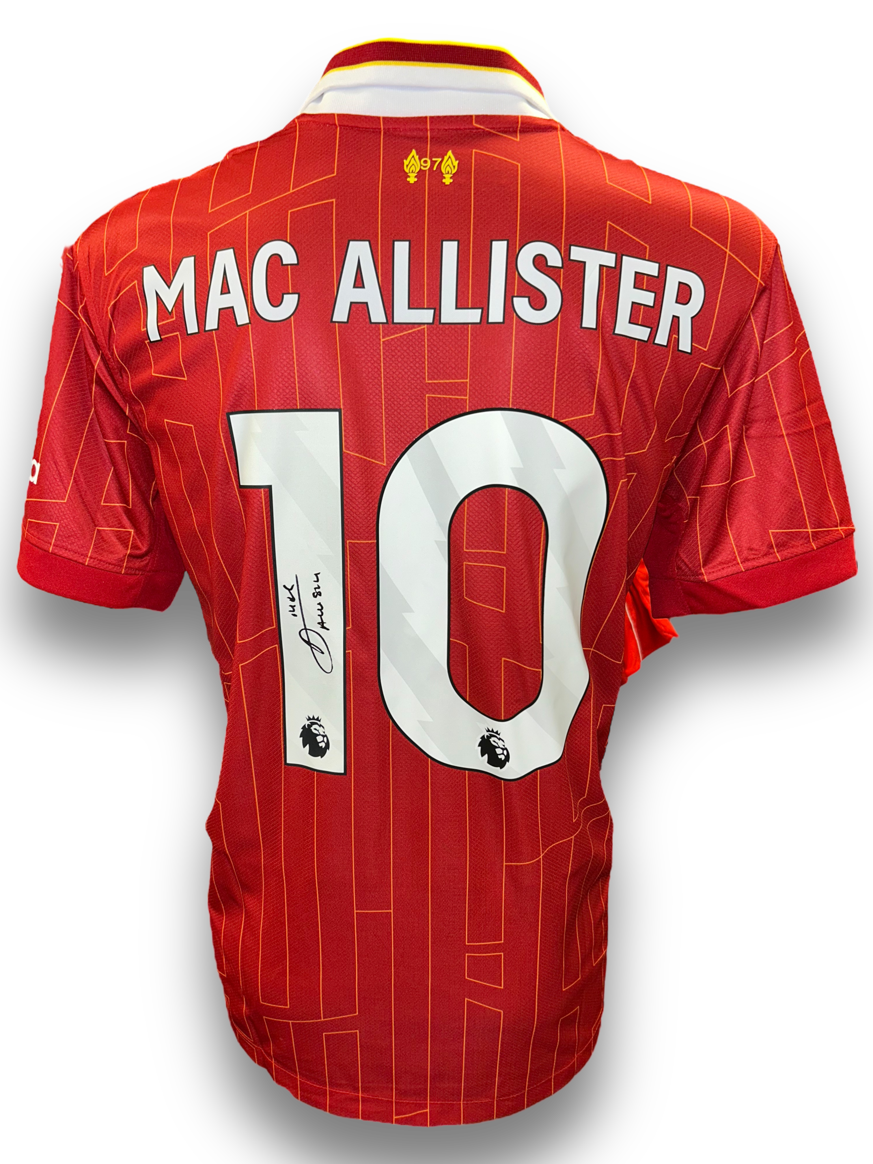 ALEXIS MAC ALLISTER SIGNED 2024/25 LIVERPOOL FC HOME SHIRT (AFTAL COA)