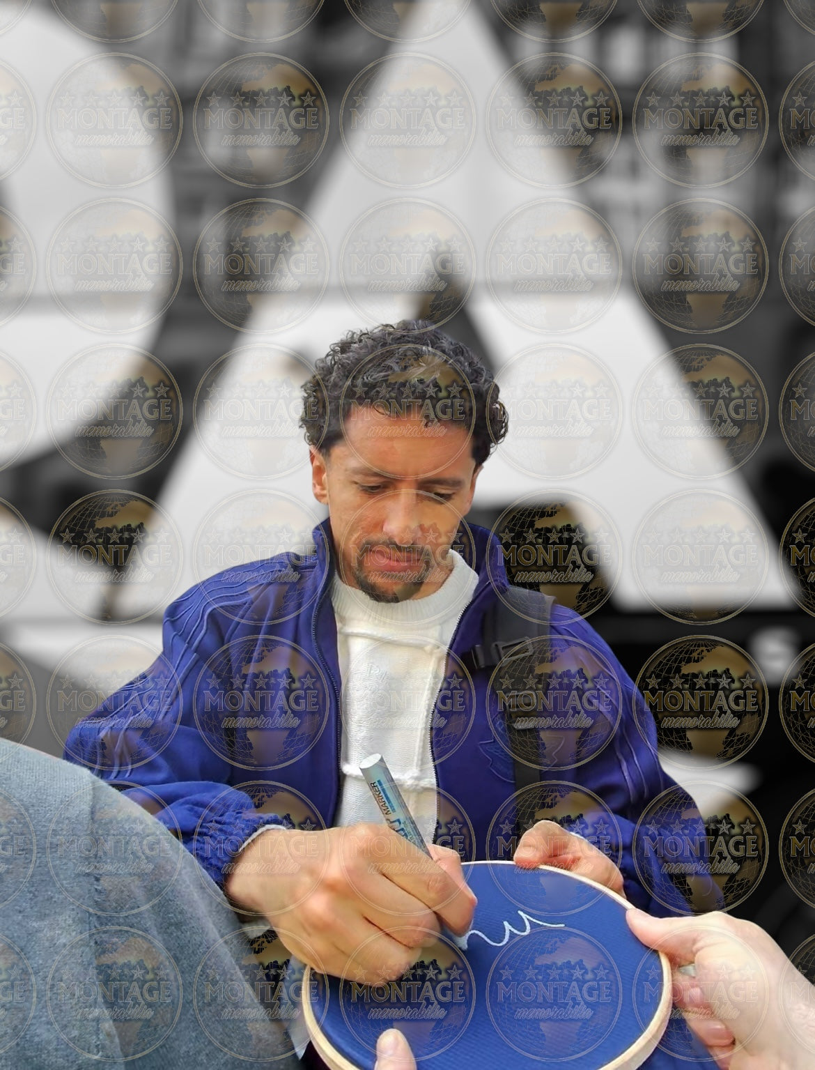 MARQUINHOS SIGNED 2024/25 PSG HOME SHIRT MARQUINHOS 5 (AFTAL COA)