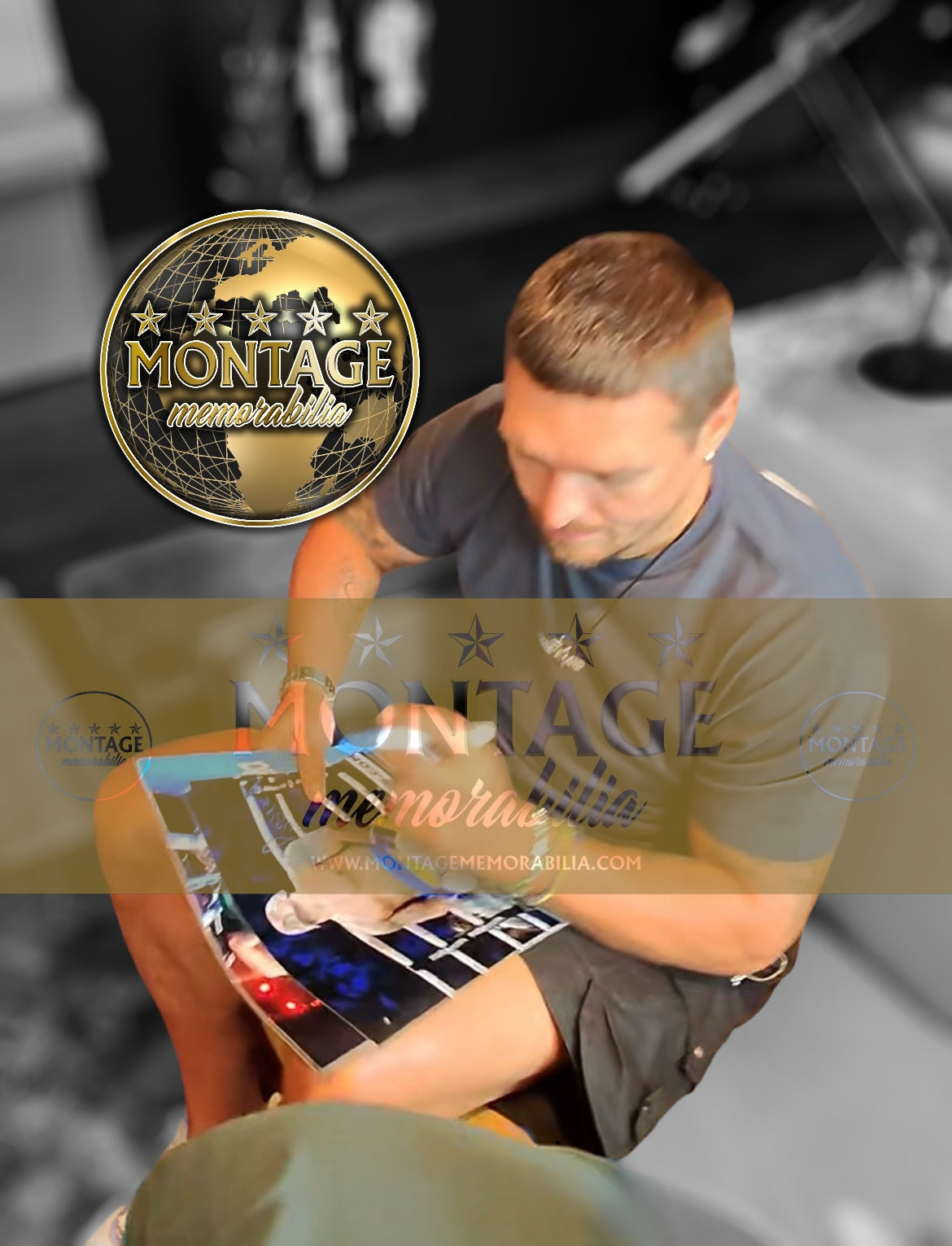 OLEKSANDR USYK SIGNED 16x12 USYK FURY UNDISPUTED PHOTO (AFTAL COA) 2