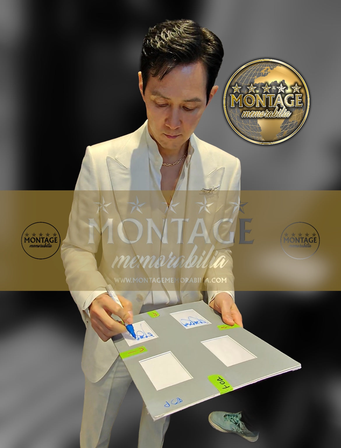 LEE JUNG-JAE SIGNED SQUID GAME #1222 FUNKO POP! (AFTAL AUTHENTICATED) 2