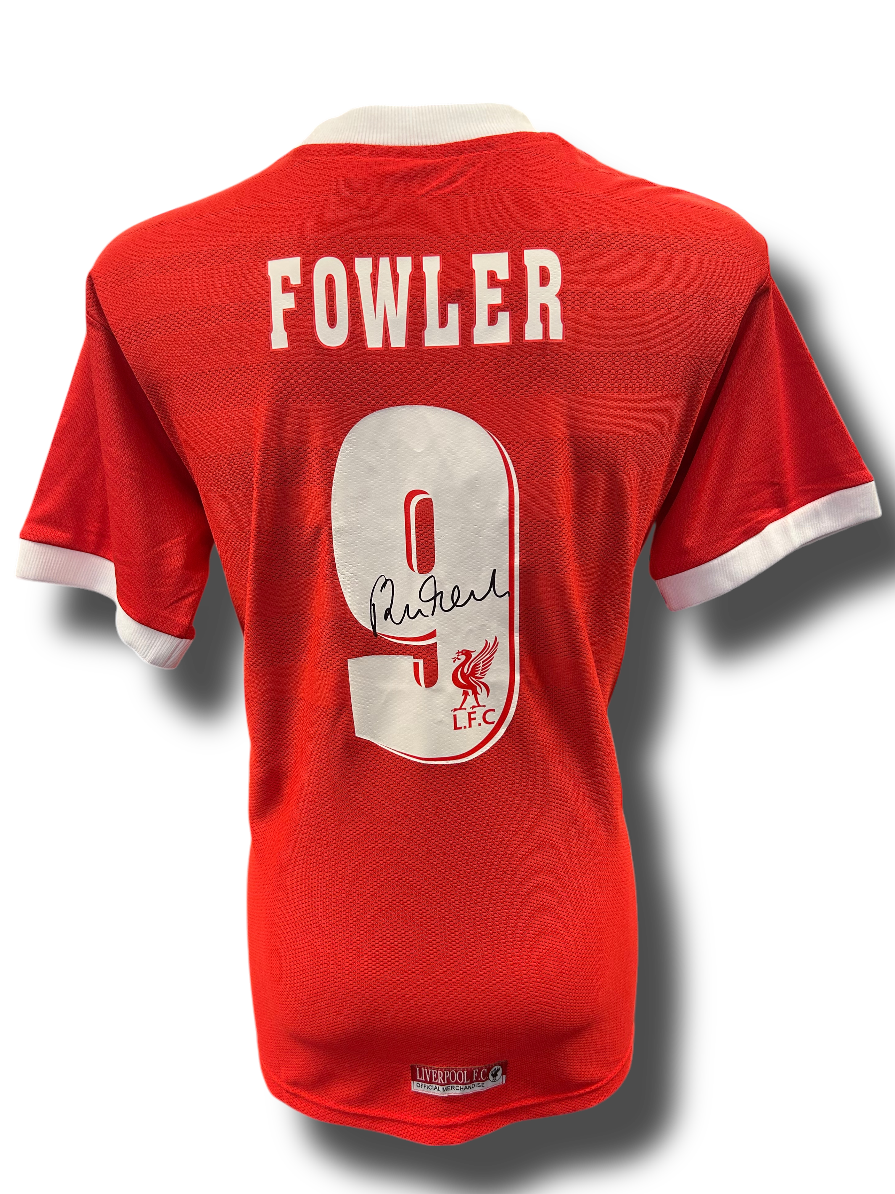 ROBBIE FOWLER SIGNED 1996/97 LIVERPOOL FC FOWLER 9 HOME SHIRT (AFTAL COA)