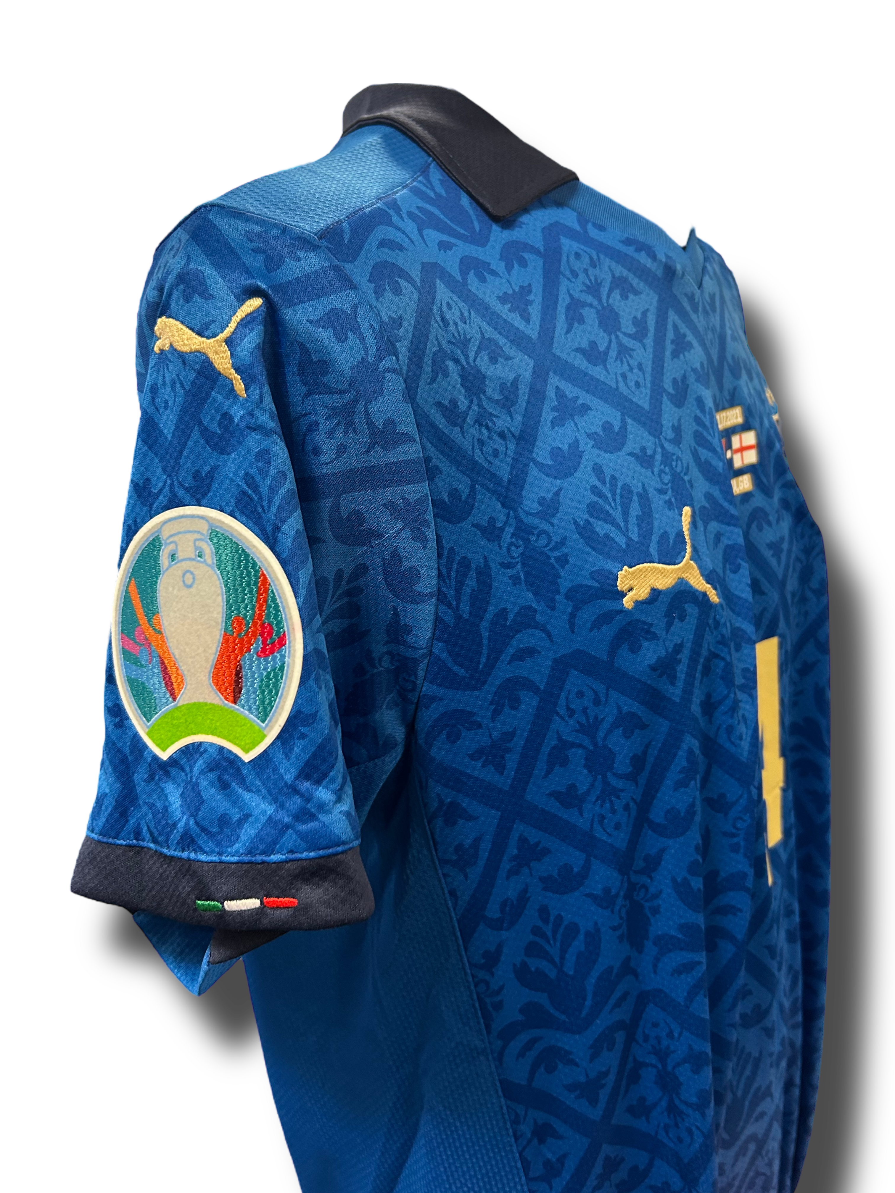 FEDERICO CHIESA SIGNED EURO 2020 ITALY WINNERS HOME SHIRT (AFTAL COA)