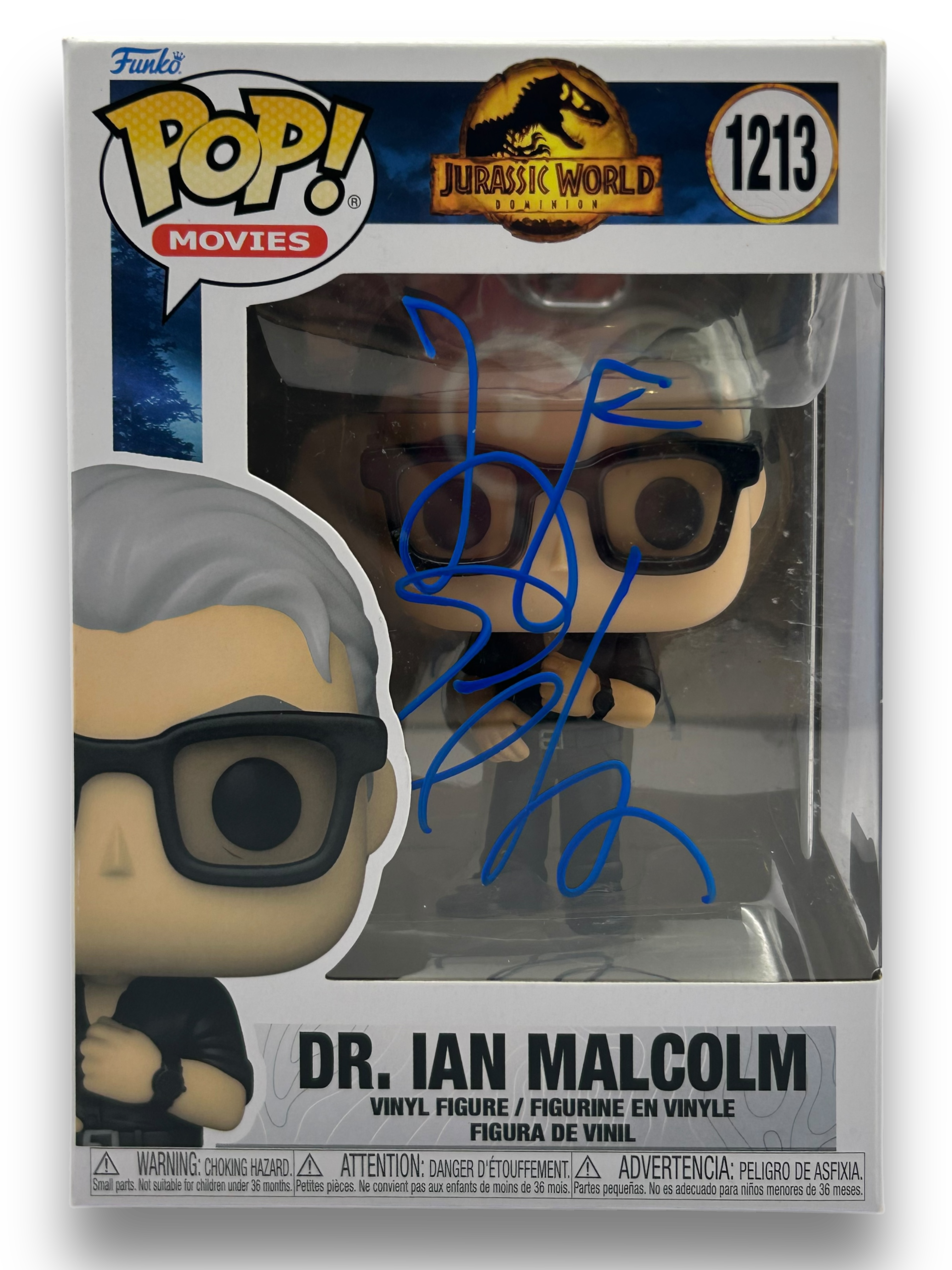 JEFF GOLDBLUM SIGNED DR. IAN MALCOLM #1213 FUNKO POP! (AFTAL AUTHENTICATED) 2