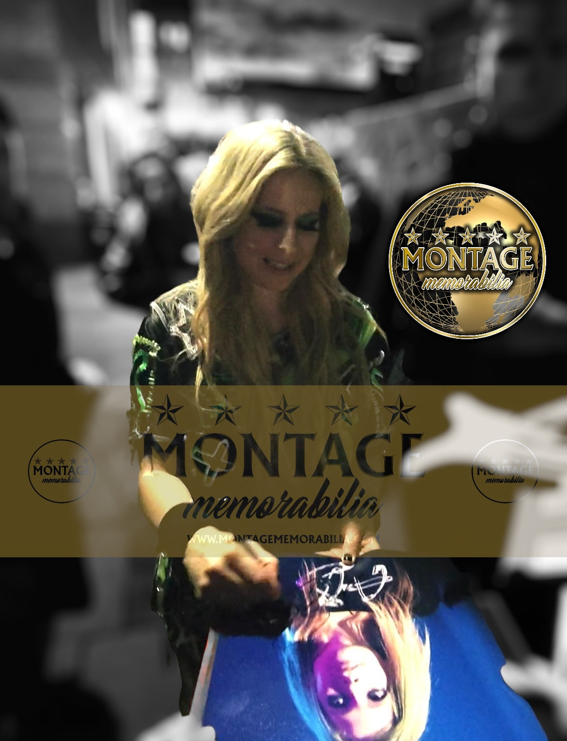 AVRIL LAVIGNE SIGNED 14x11 SK8ER BOI PHOTOGRAPH (ACG CERT AG17069)