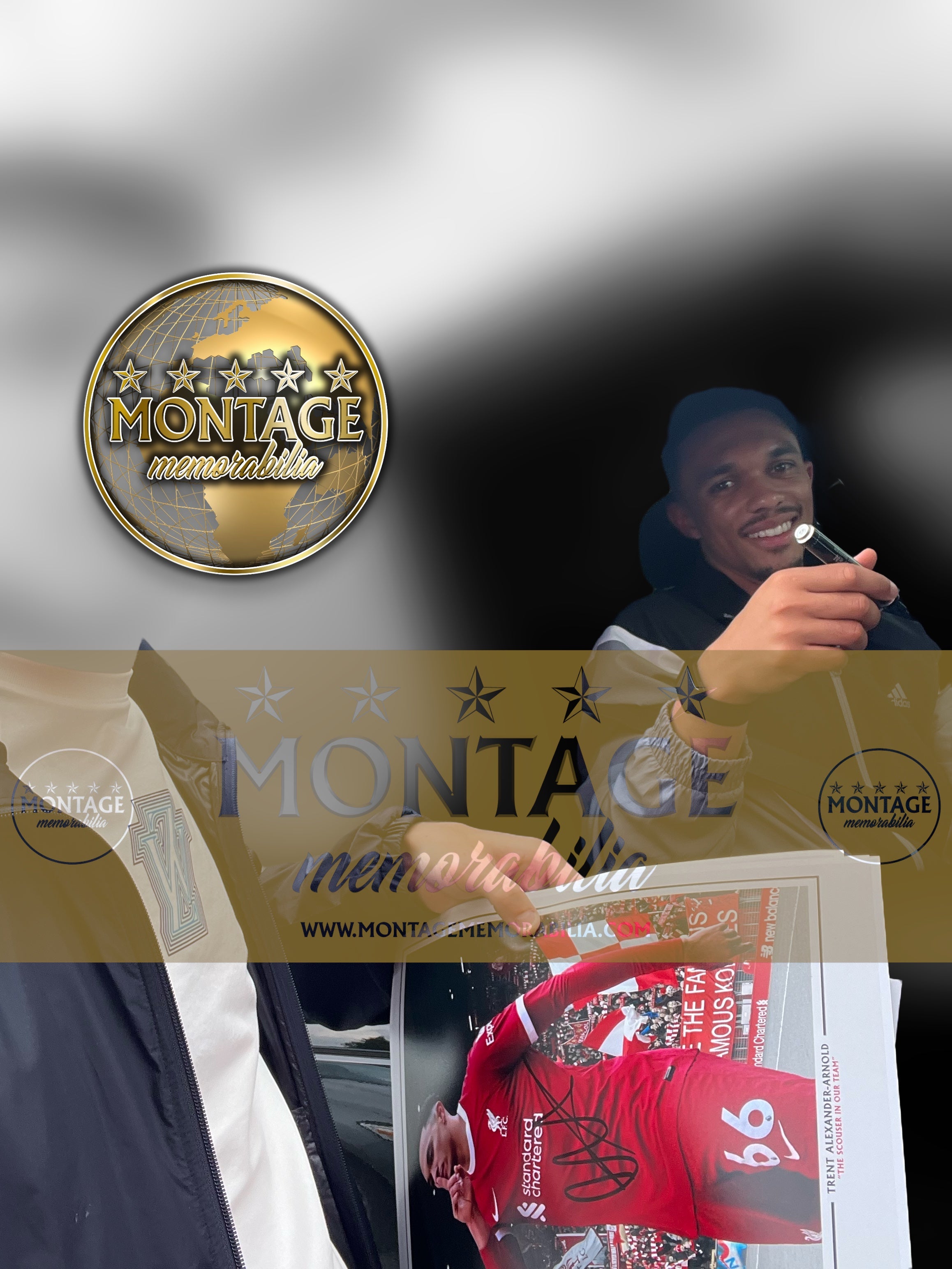 TRENT ALEXANDER-ARNOLD SIGNED LFC 16x12 SCOUSER IN OUR TEAM PHOTO (AFTAL COA)