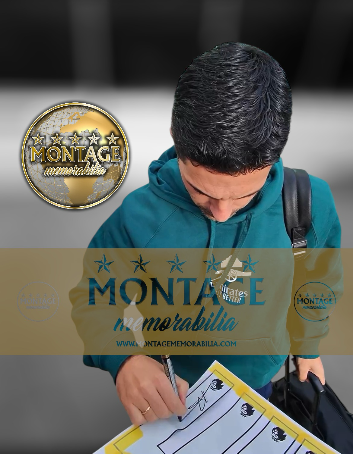 MIKEL ARTETA SIGNED ARSENAL FC 2024/25 HOME SHIRT ARTETA 1 (ACG CERT AG17232)