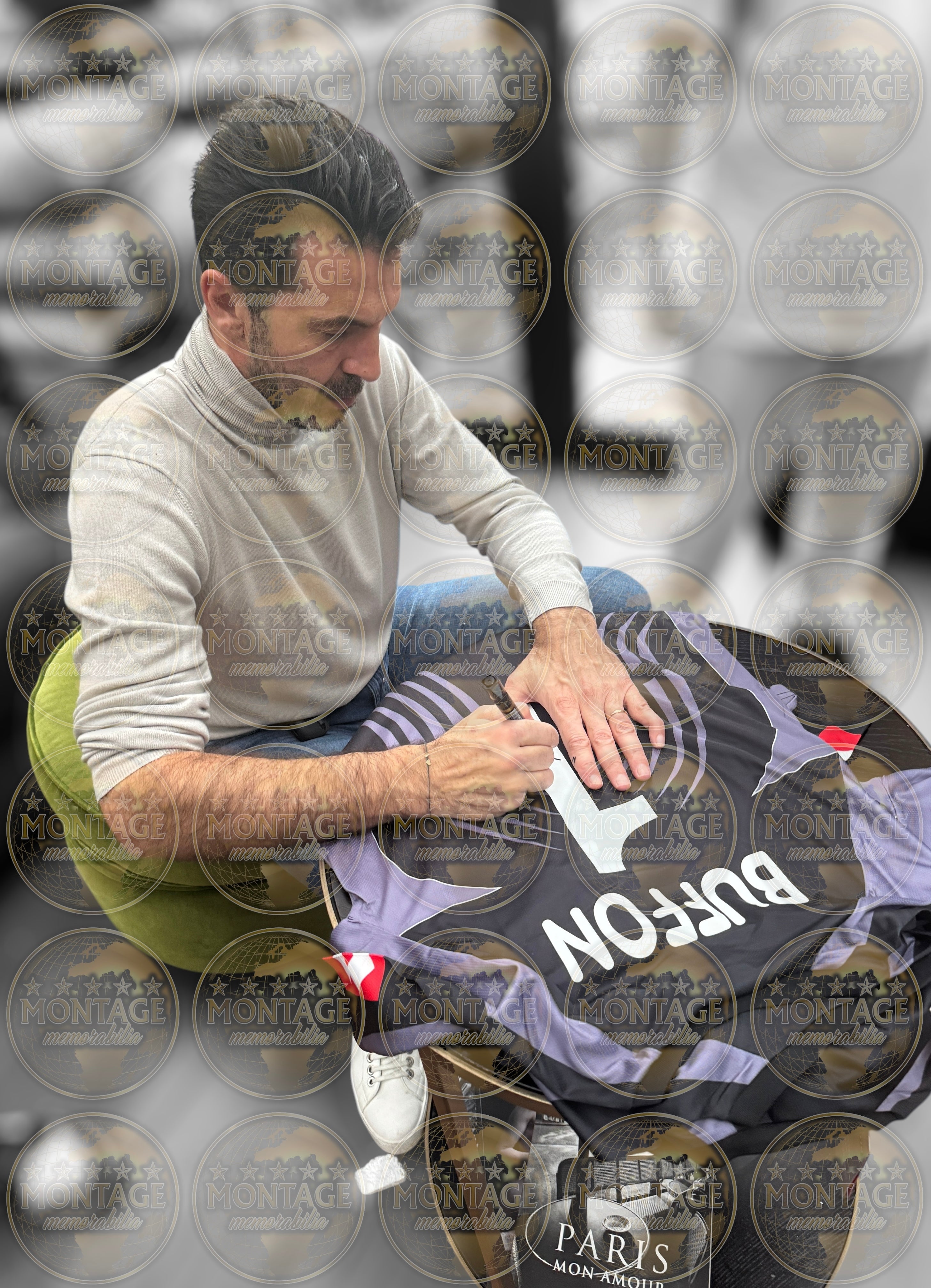 GIANLUIGI BUFFON SIGNED 2001/02 JUVENTUS GOALKEEPER SHIRT (ACG CERT AG16718)