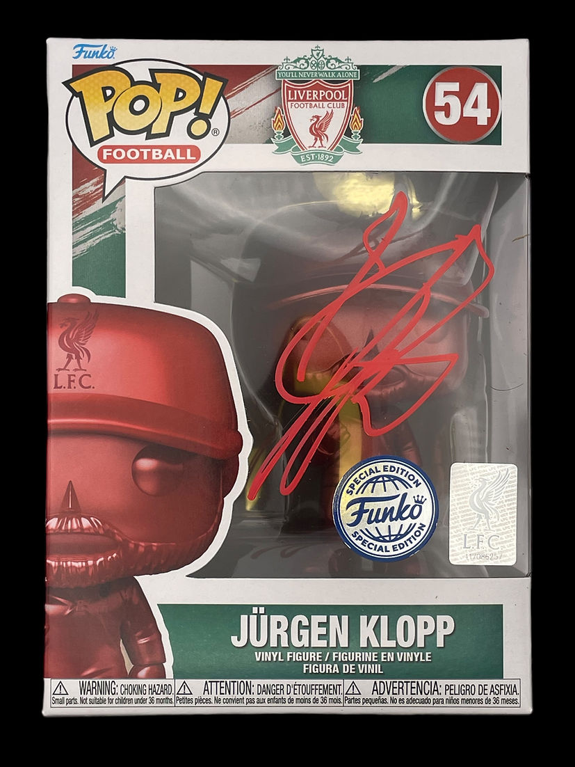 JURGEN KLOPP SIGNED LFC LIMITED EDITION FUNKO POP! #54 (AFTAL COA) 2
