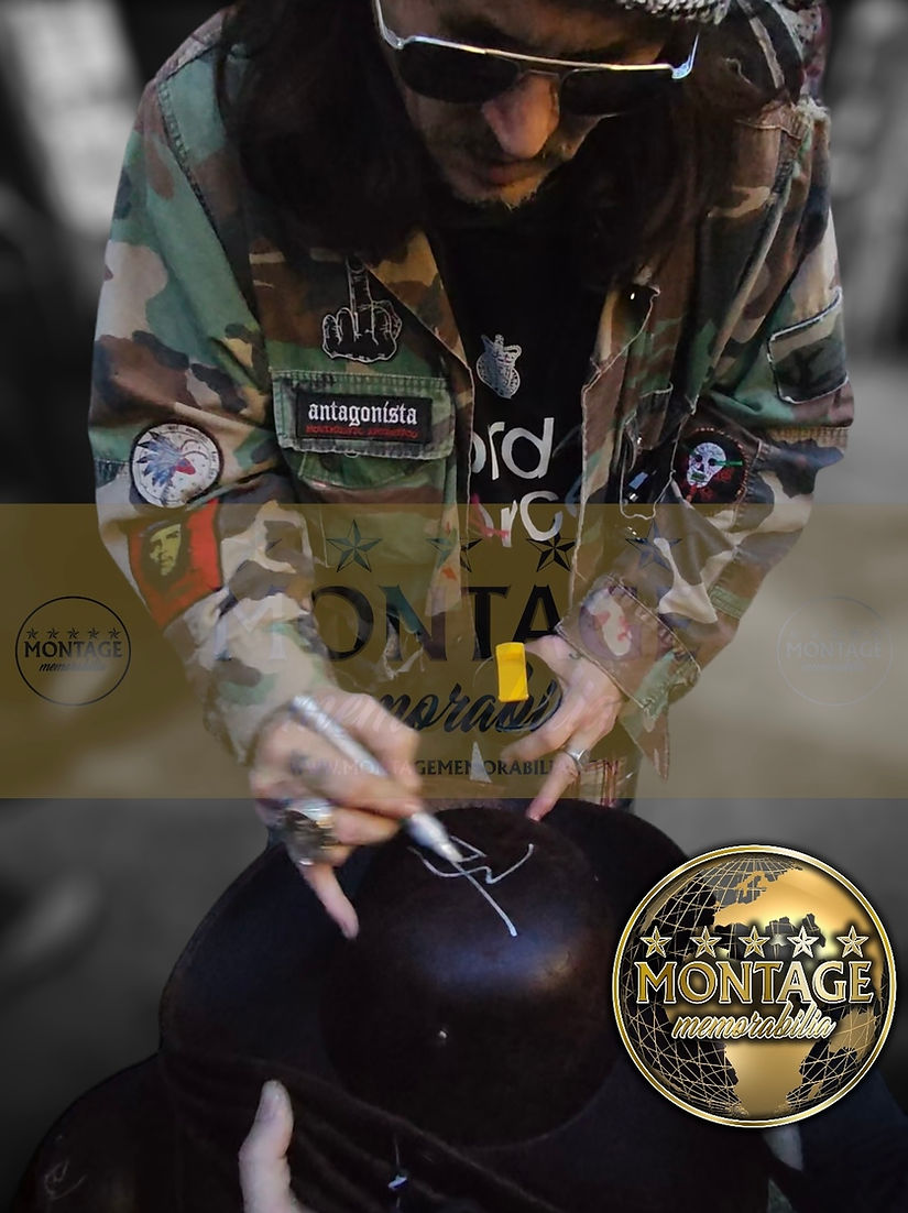 JOHNNY DEPP SIGNED PIRATES OF THE CARIBBEAN PIRATE HAT (AFTAL WITNESSED COA) 3