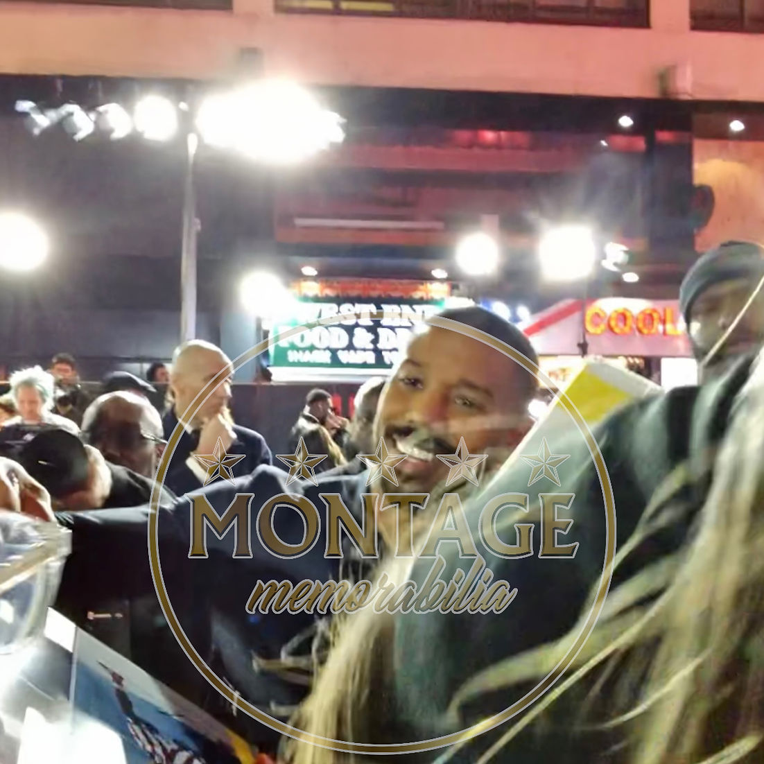 MICHAEL B JORDAN SIGNED ADONIS CREED 12X8 PHOTOGRAPH (ACOA RACC COA)