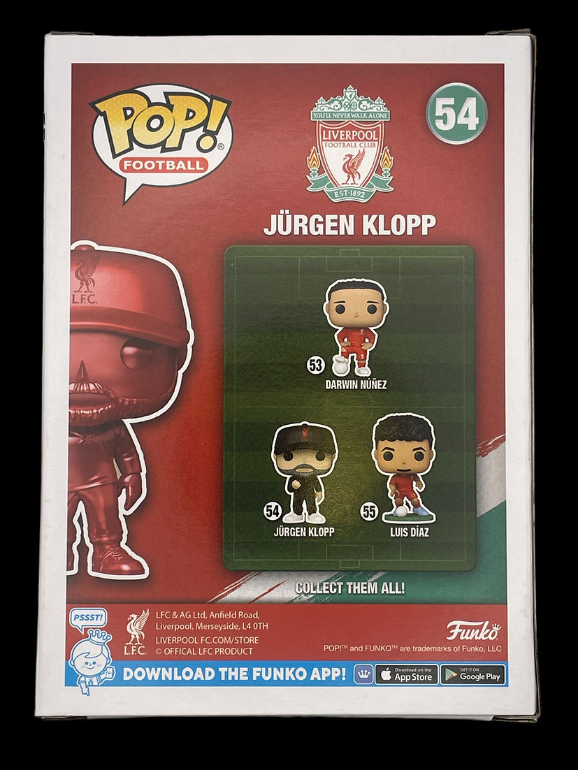 JURGEN KLOPP SIGNED LFC LIMITED EDITION FUNKO POP! #54 (AFTAL COA) 3