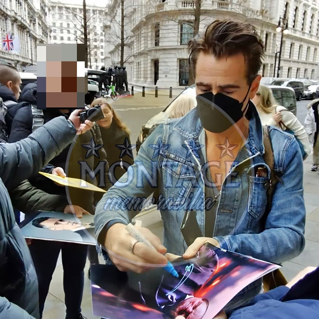 COLIN FARRELL SIGNED THE BATMAN PENGUIN 14x11 PHOTO (ACG CERT AG16628)