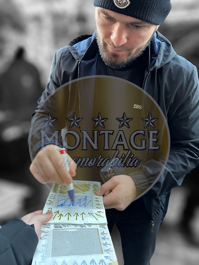 KHABIB NURMAGOMEDOV SIGNED UFC RARE FUNKO POP! #08 (AFTAL COA)