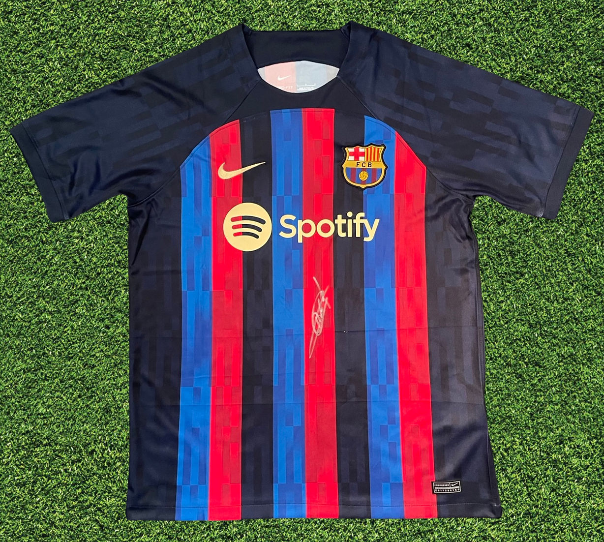 ANSU FATI SIGNED FC BARCELONA 2022/23 HOME SHIRT 2 (AFTAL COA)