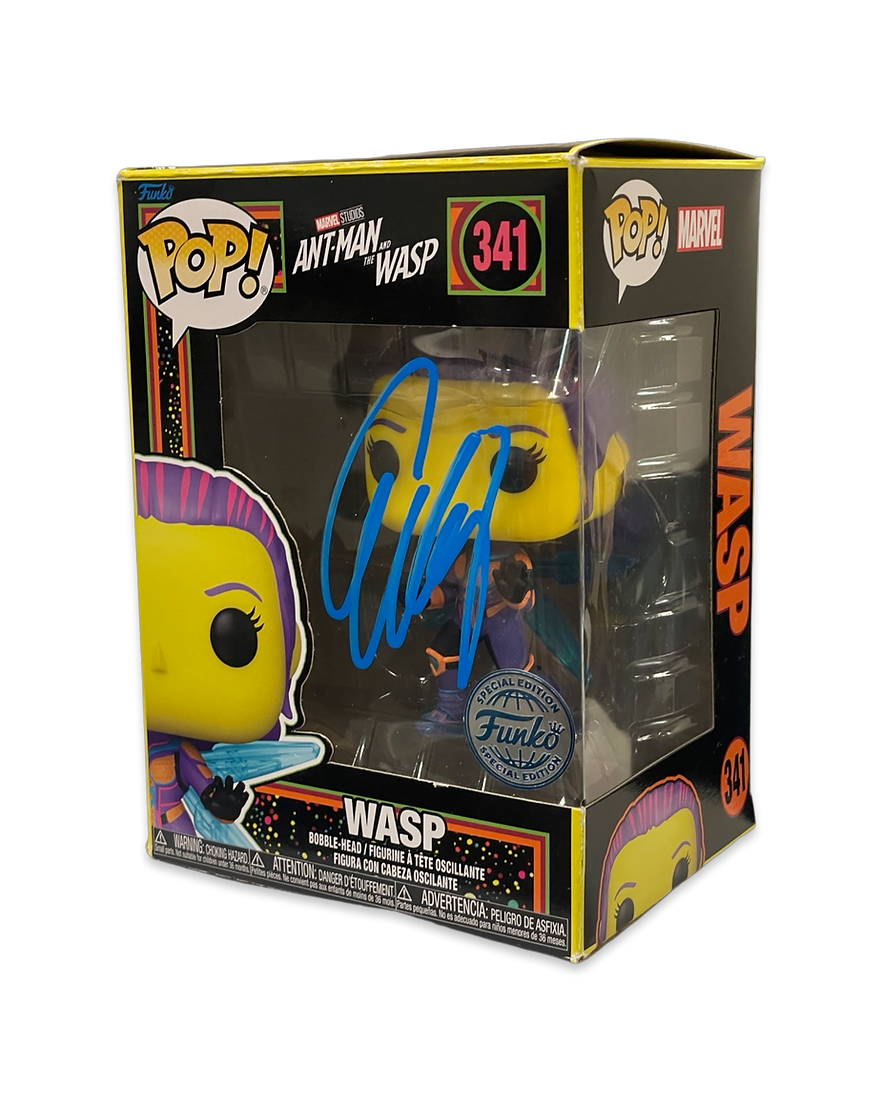 EVANGELINE LILLY SIGNED ANT MAN AND THE WASP FUNKO POP! #341 (AFTAL COA)
