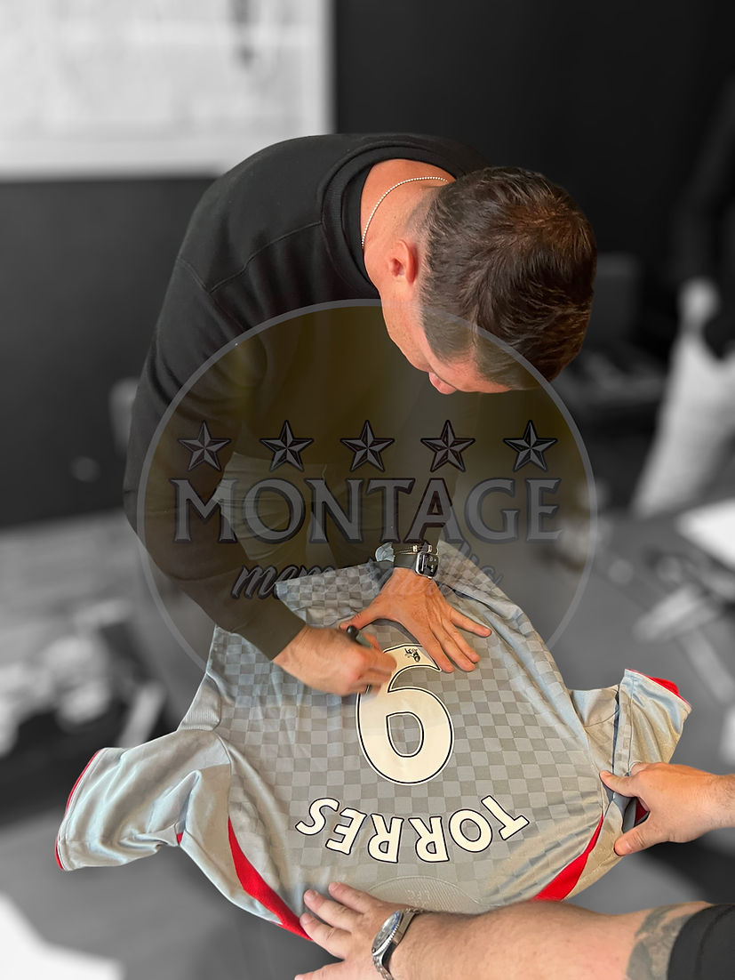 FERNANDO TORRES SIGNED LIVERPOOL 2008/09 AWAY SHIRT (ACG CERT AG17247)