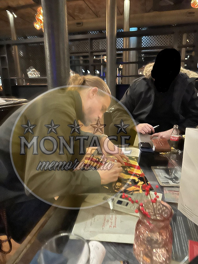 CHARLIE HUNNAM SIGNED JAX TELLER SONS OF ANARCHY 16x12 PHOTO (ACG CERT AG16690)