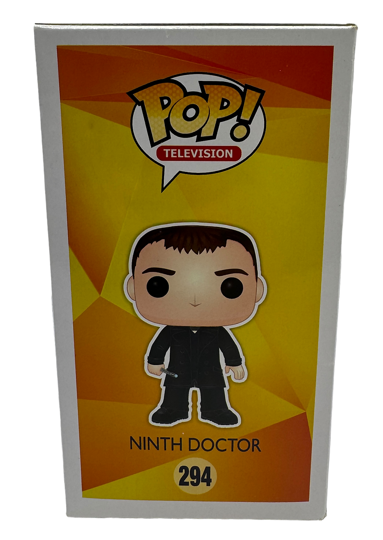 CHRISTOPHER ECCLESTONE SIGNED DR WHO NINTH DOCTOR FUNKO POP! #294 (AFTAL COA)