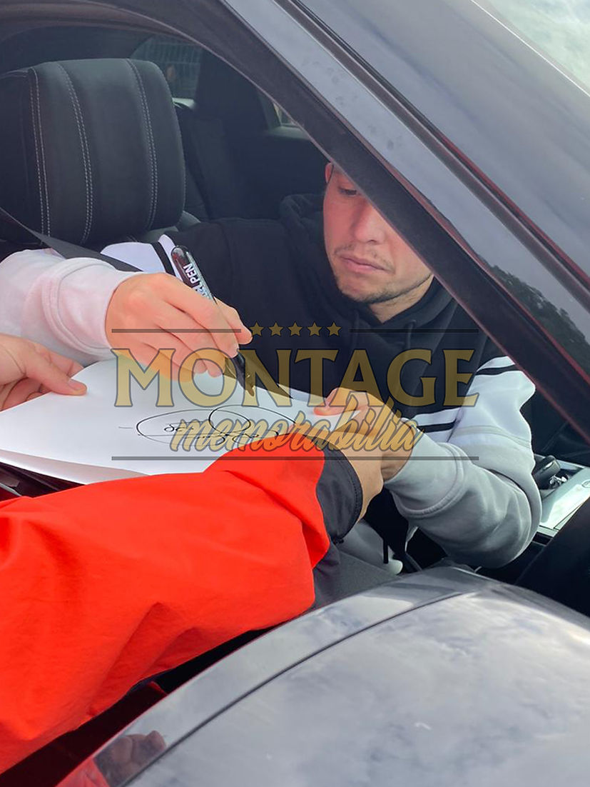 BERNARD DUARTE SIGNED 12X8 EVERTON PHOTOGRAPH (AFTAL COA)