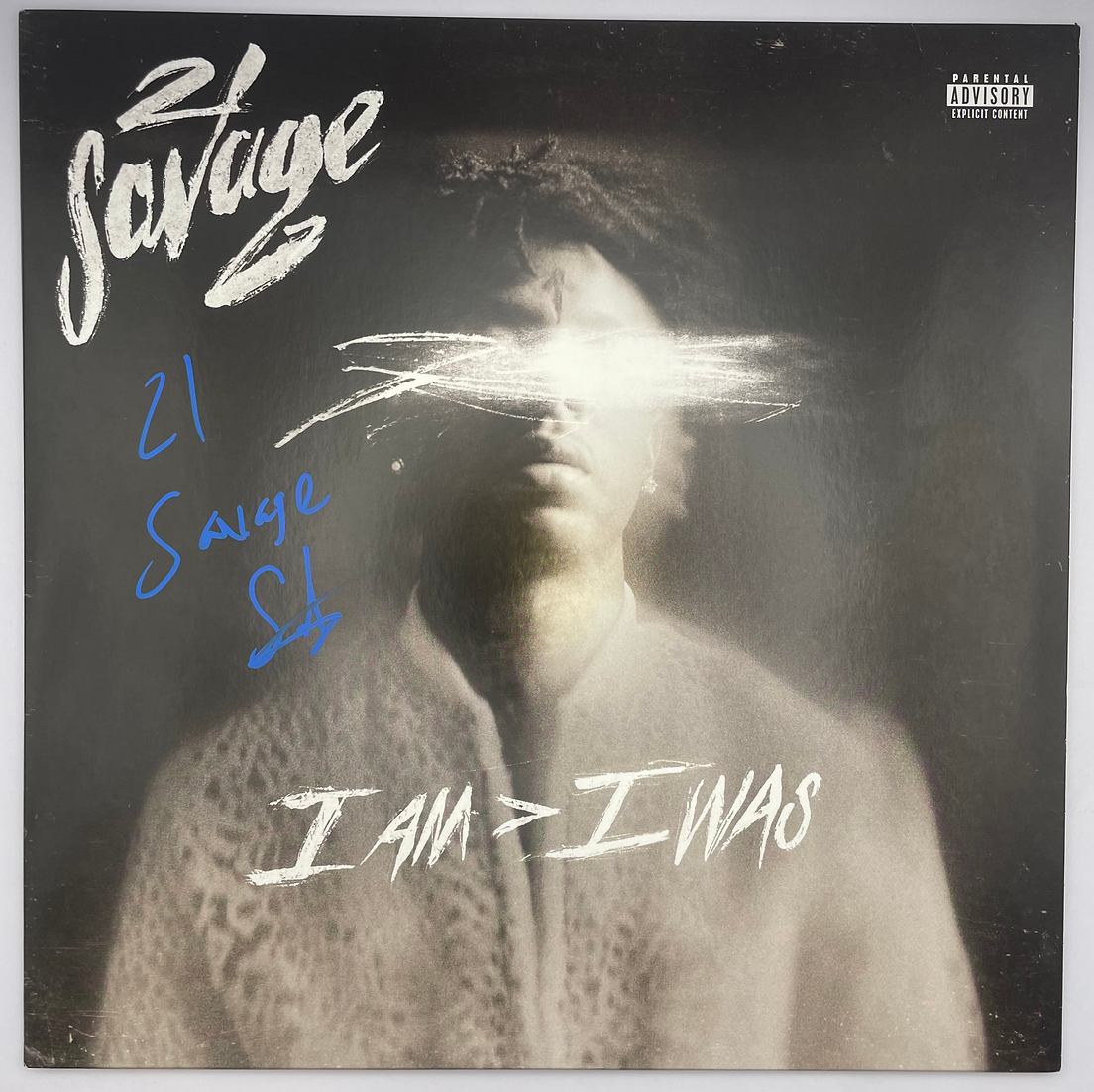 21 SAVAGE SIGNED I AM > I WAS RAP VINYL (AFTAL COA) 2