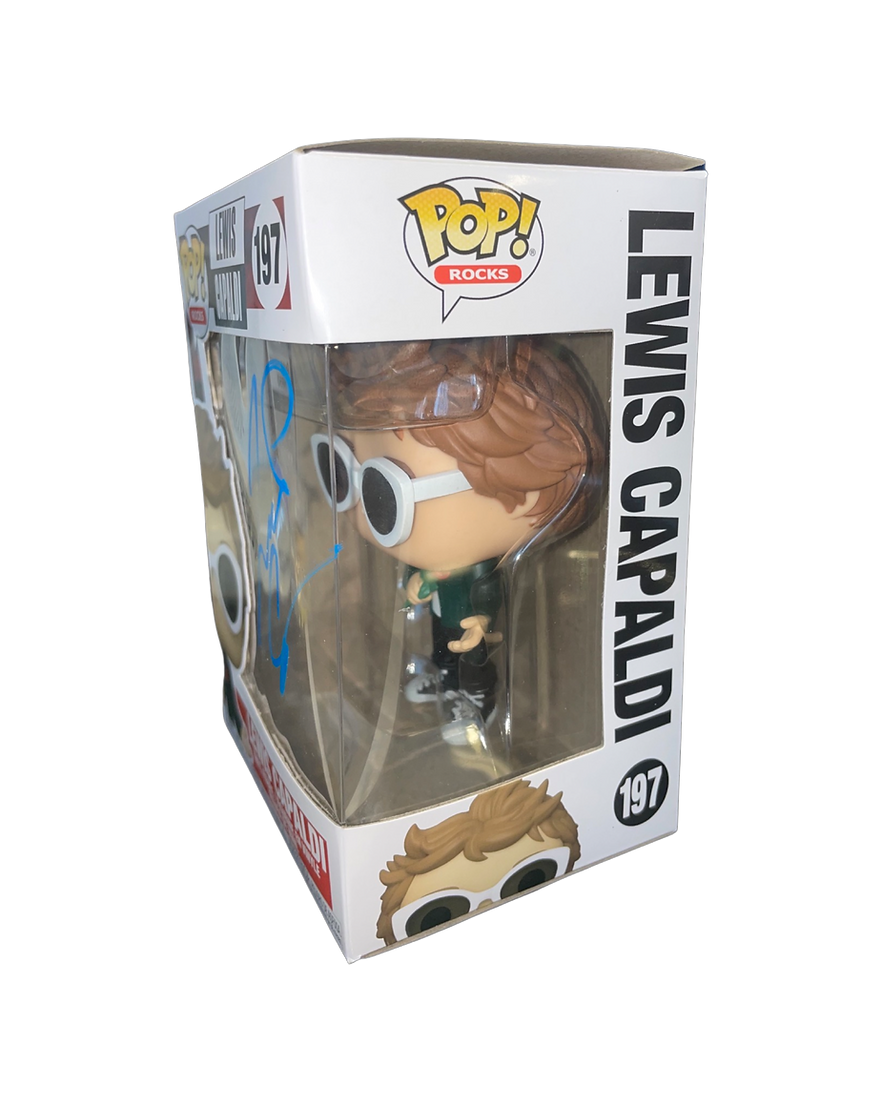 LEWIS CAPALDI SIGNED DIVINELY UNINSPIRED TO A HELLISH EXTENT FUNKO POP! (AFTAL COA)
