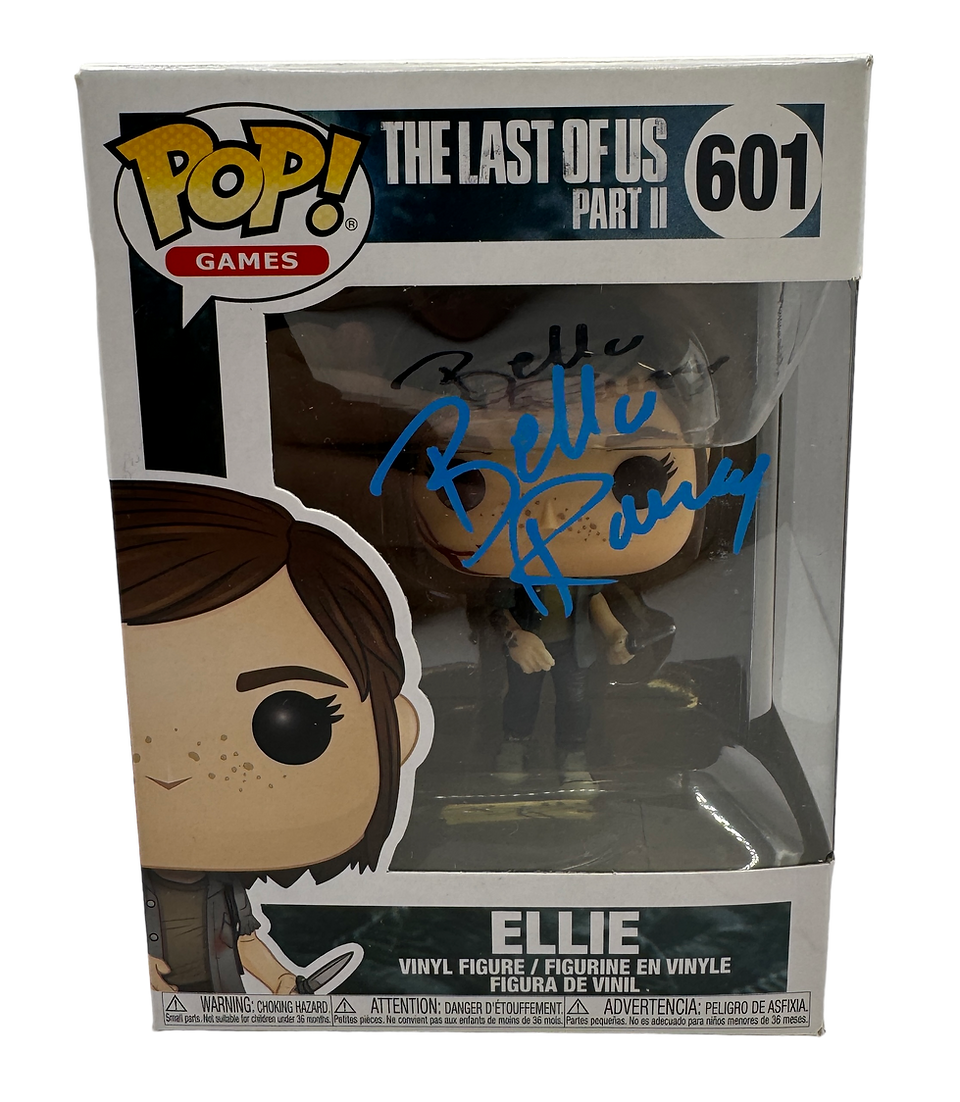 BELLA RAMSEY SIGNED ELLIE THE LAST OF US FUNKO POP! #601 (AFTAL COA)