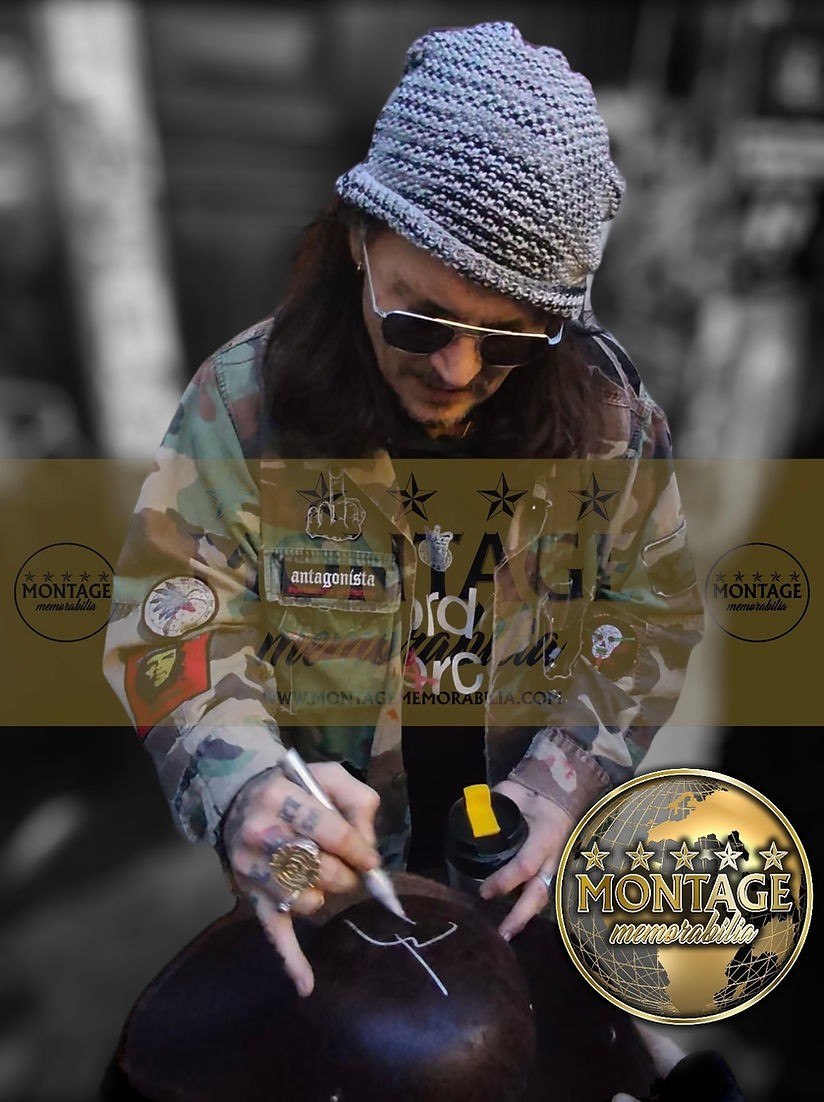 JOHNNY DEPP SIGNED PIRATES OF THE CARIBBEAN PIRATE HAT (AFTAL WITNESSED COA) 3