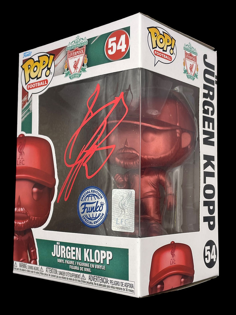 JURGEN KLOPP SIGNED LFC LIMITED EDITION FUNKO POP! #54 (AFTAL COA) 2
