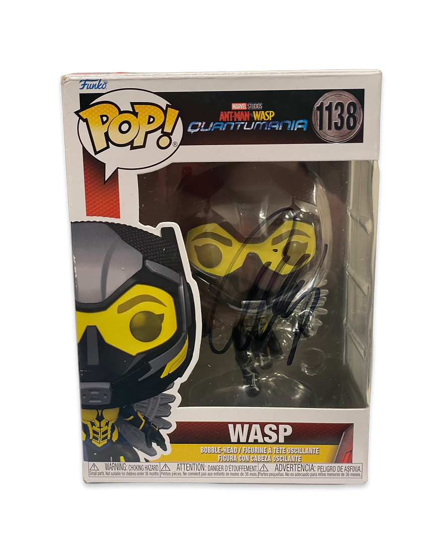 EVANGELINE LILLY SIGNED ANT MAN AND THE WASP FUNKO POP! #1138 (AFTAL COA)