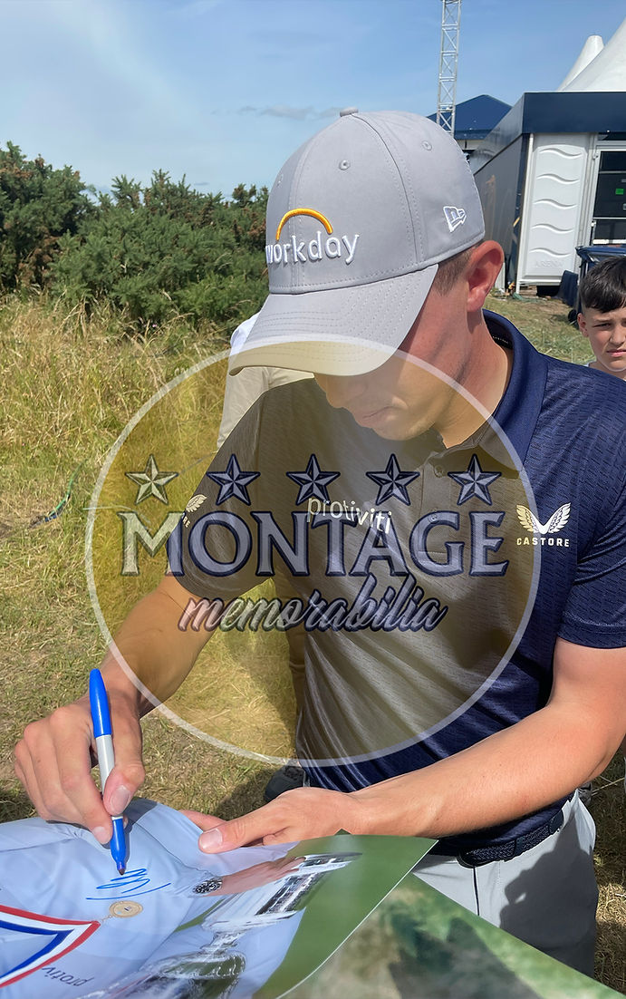 MATT FITZPATRICK SIGNED 16X12 US OPEN WINNER GOLF PHOTOGRAPH (AFTAL COA)