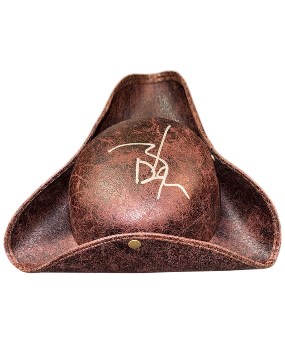 JOHNNY DEPP SIGNED PIRATES OF THE CARIBBEAN PIRATE HAT (ACG CERT AG18034)