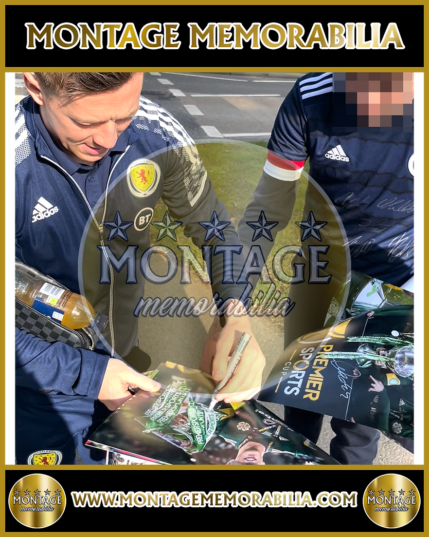 CALLUM MCGREGOR SIGNED CELTIC SCOTTISH CUP WIN 16X12 PHOTO (ACG CERT AG18087)