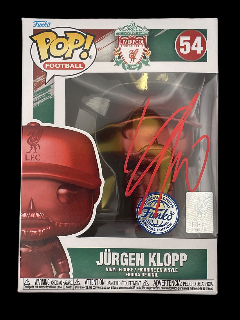 JURGEN KLOPP SIGNED LFC LIMITED EDITION FUNKO POP! #54 (AFTAL COA) 3