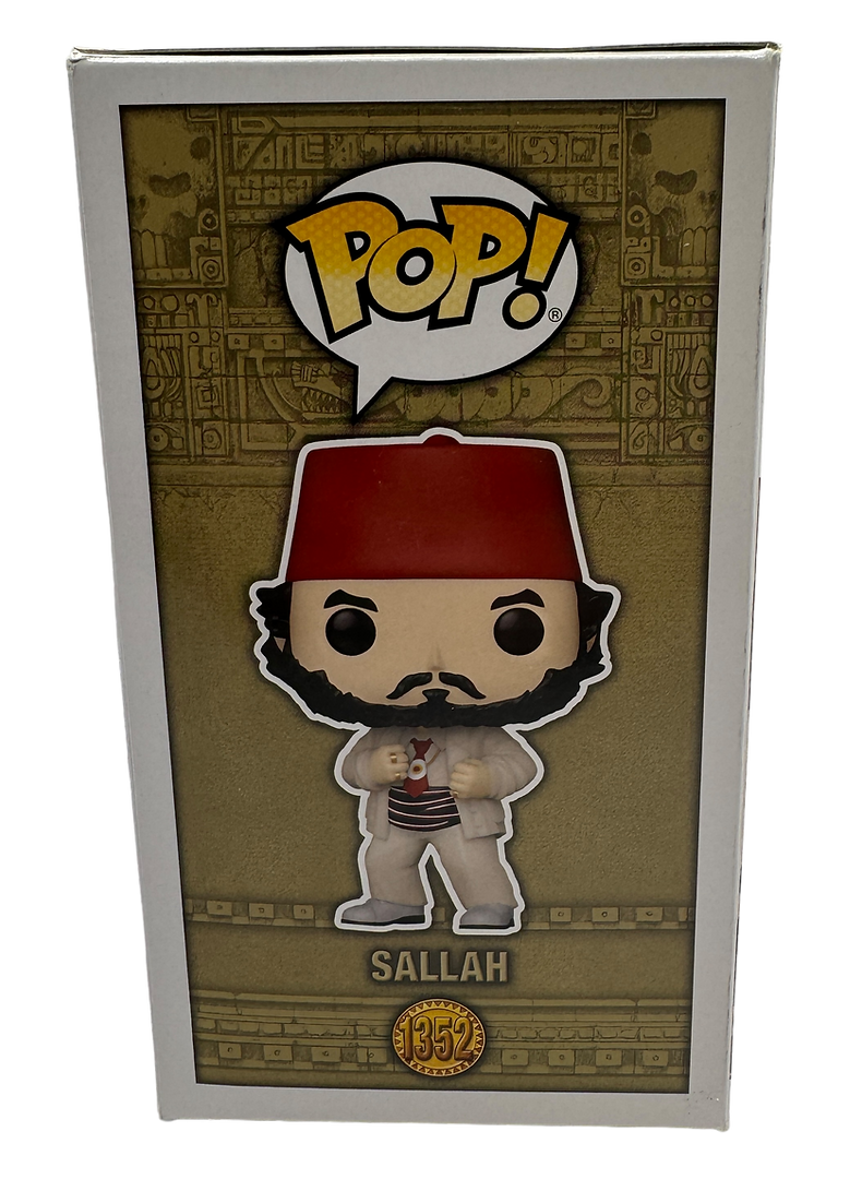 JOHN RHYS-DAVIES SIGNED SALLAH INDIANA JONES FUNKO POP! #1352 (AFTAL COA)