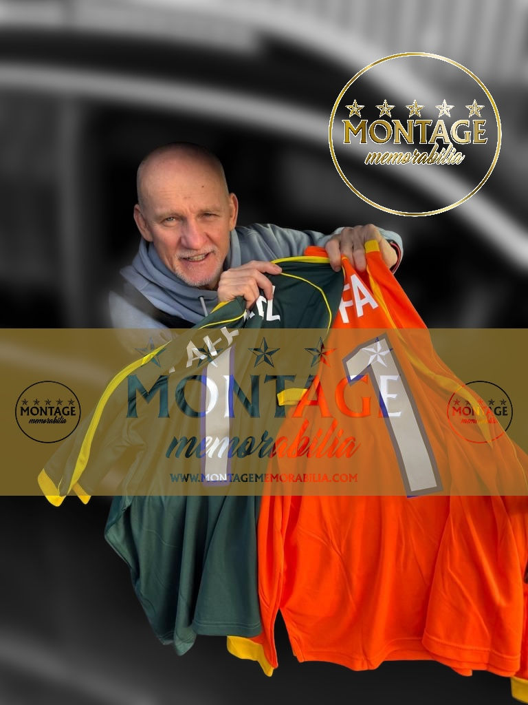 CLAUDIO TAFFAREL SIGNED BRAZIL 1998 WORLD CUP HOME SHIRT (AFTAL COA)