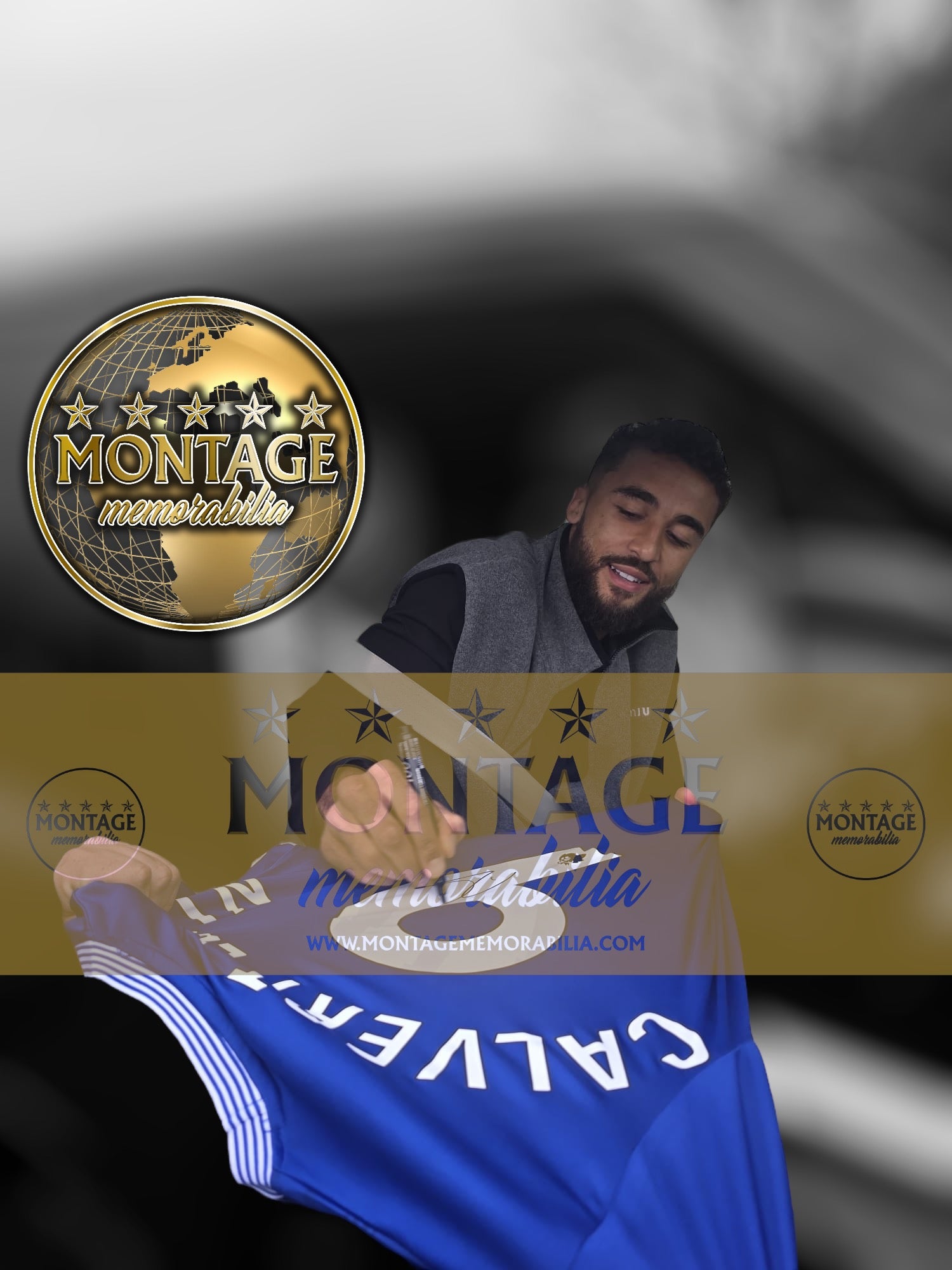DOMINIC CALVERT-LEWIN SIGNED EVERTON 2024/25 HOME SHIRT (AFTAL COA)