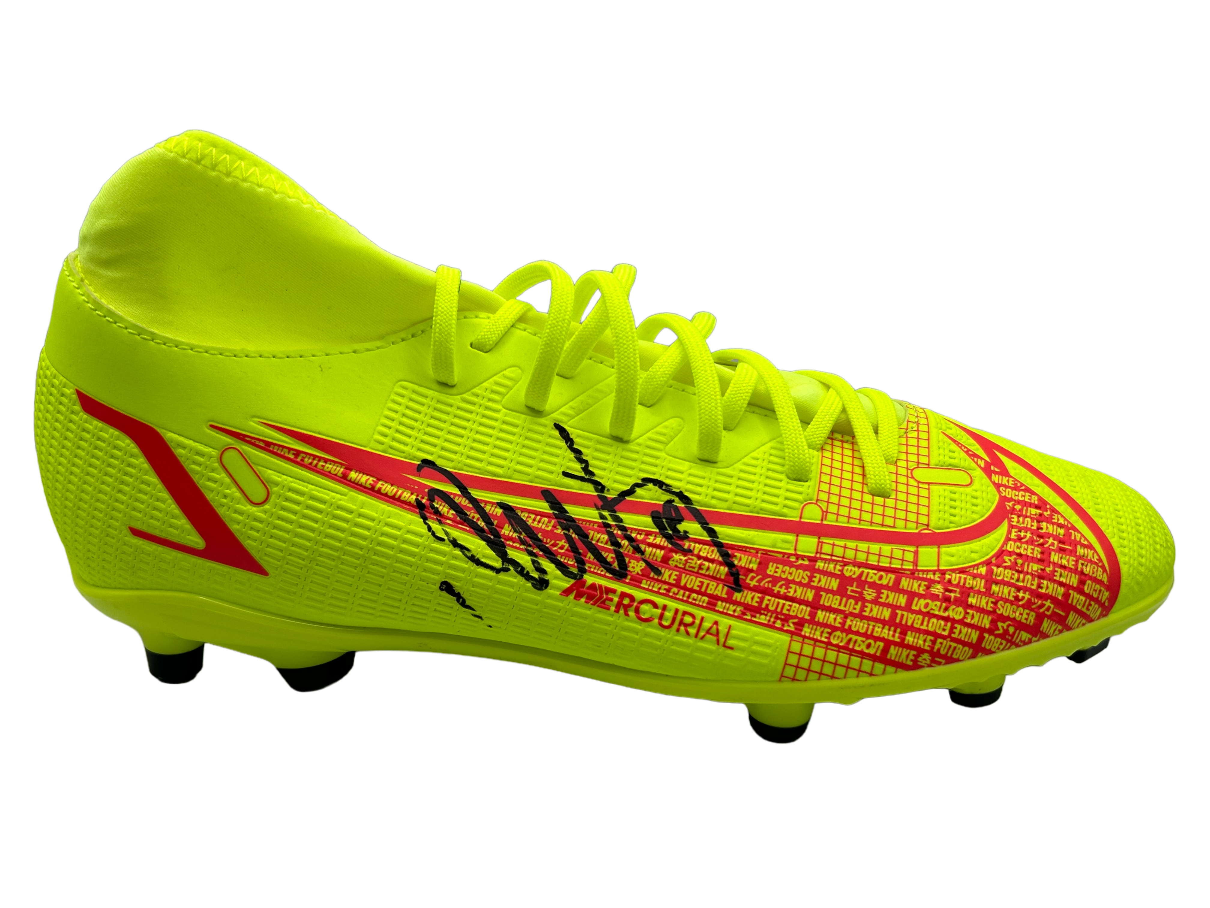 RUI COSTA SIGNED NIKE FOOTBALL BOOT PORTUGAL LEGEND (AFTAL COA)