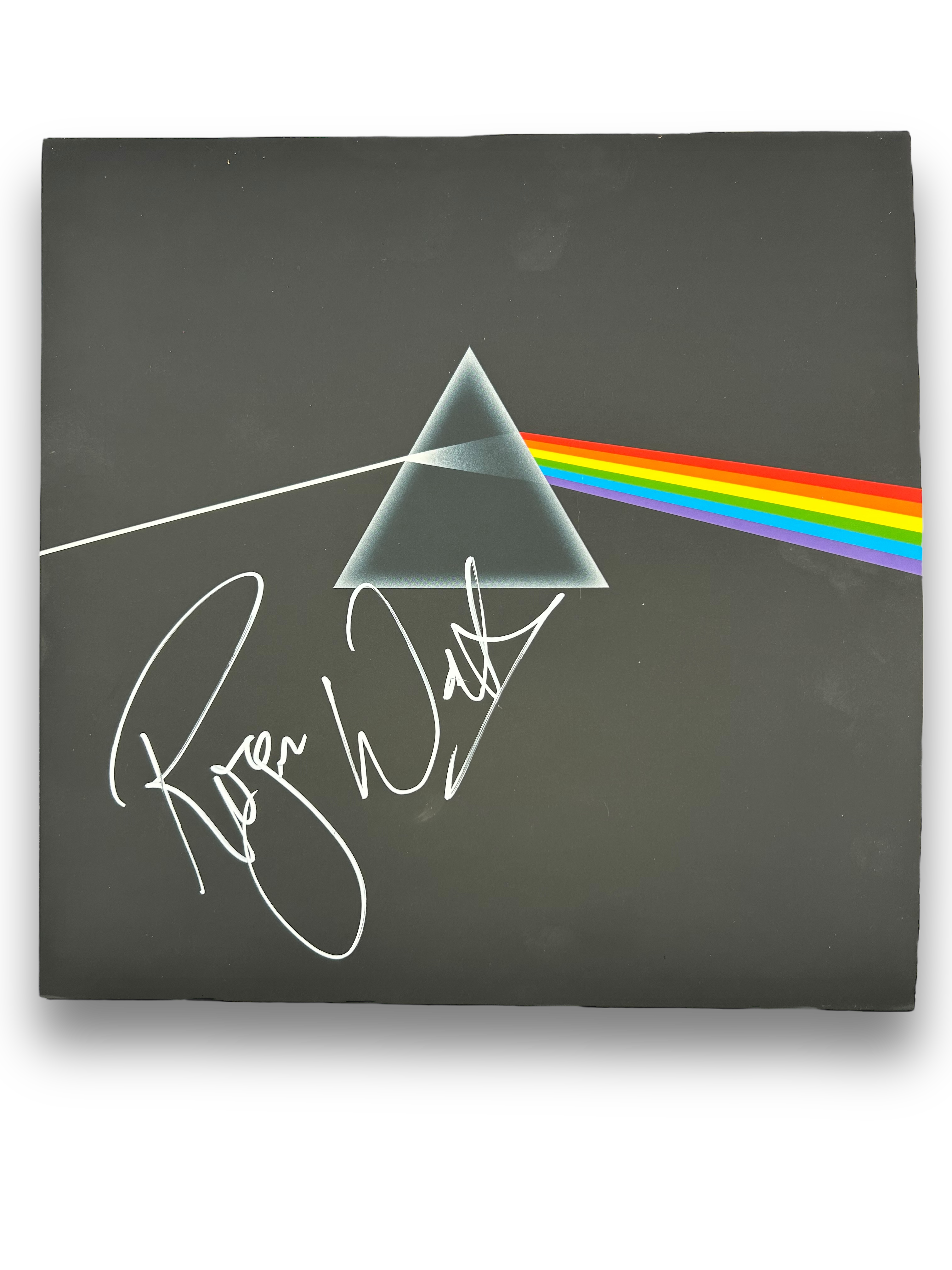 ROGER WATERS SIGNED PINK FLOYD DARK SIDE OF THE MOON VINYL (AFTAL COA)