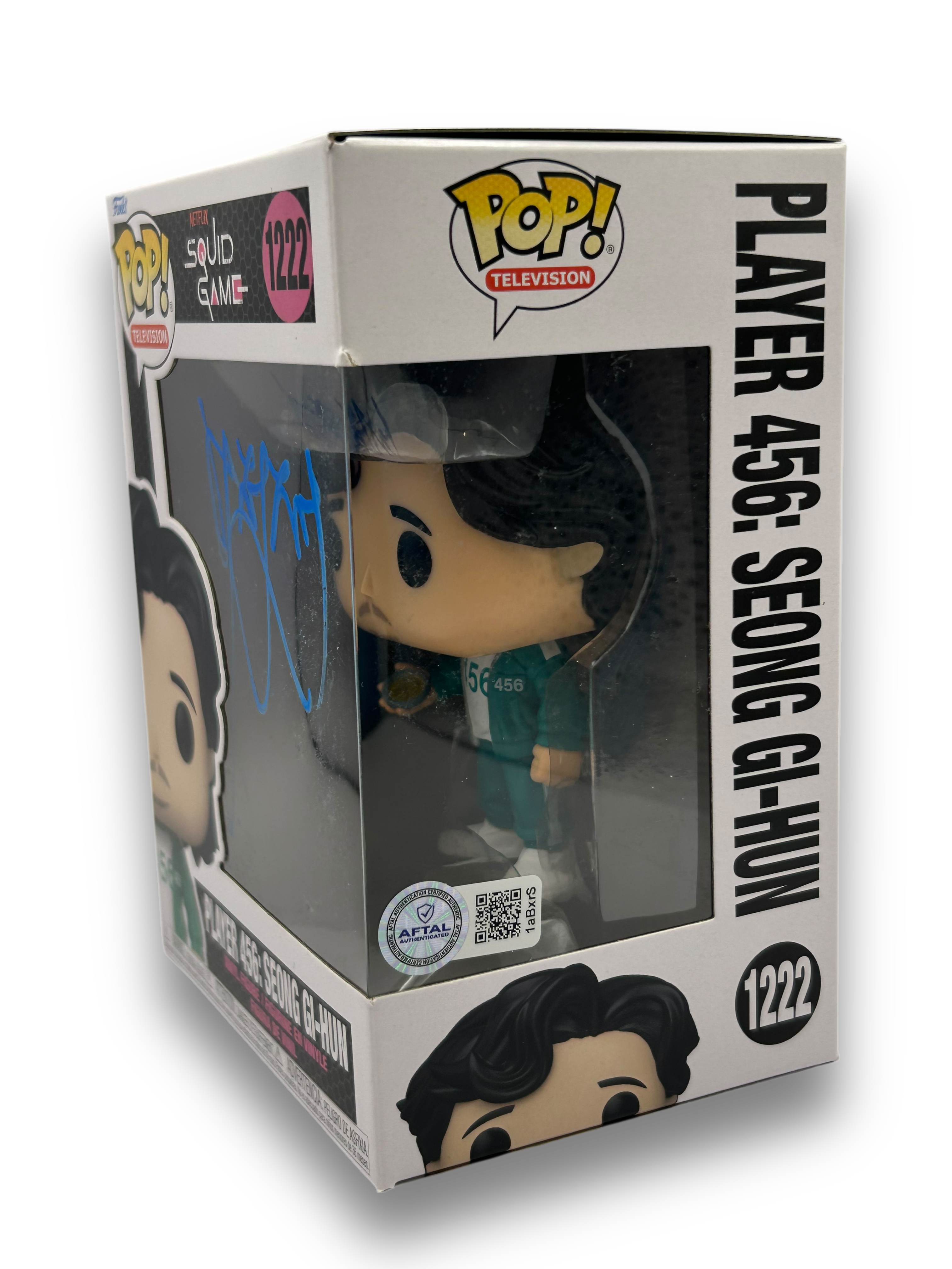 LEE JUNG-JAE SIGNED SQUID GAME #1222 FUNKO POP! (AFTAL AUTHENTICATED) 2